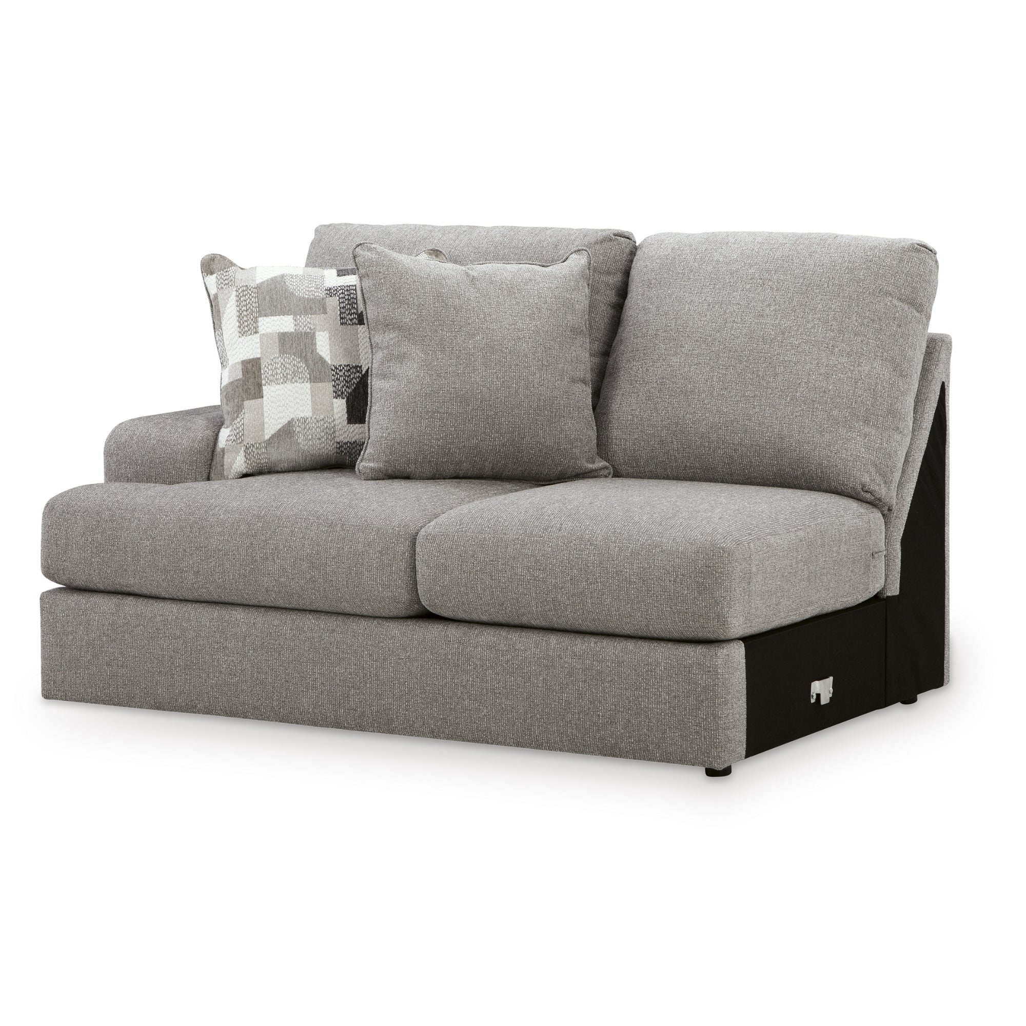 Lindon 3-Piece Sectional with Chaise in Smoke