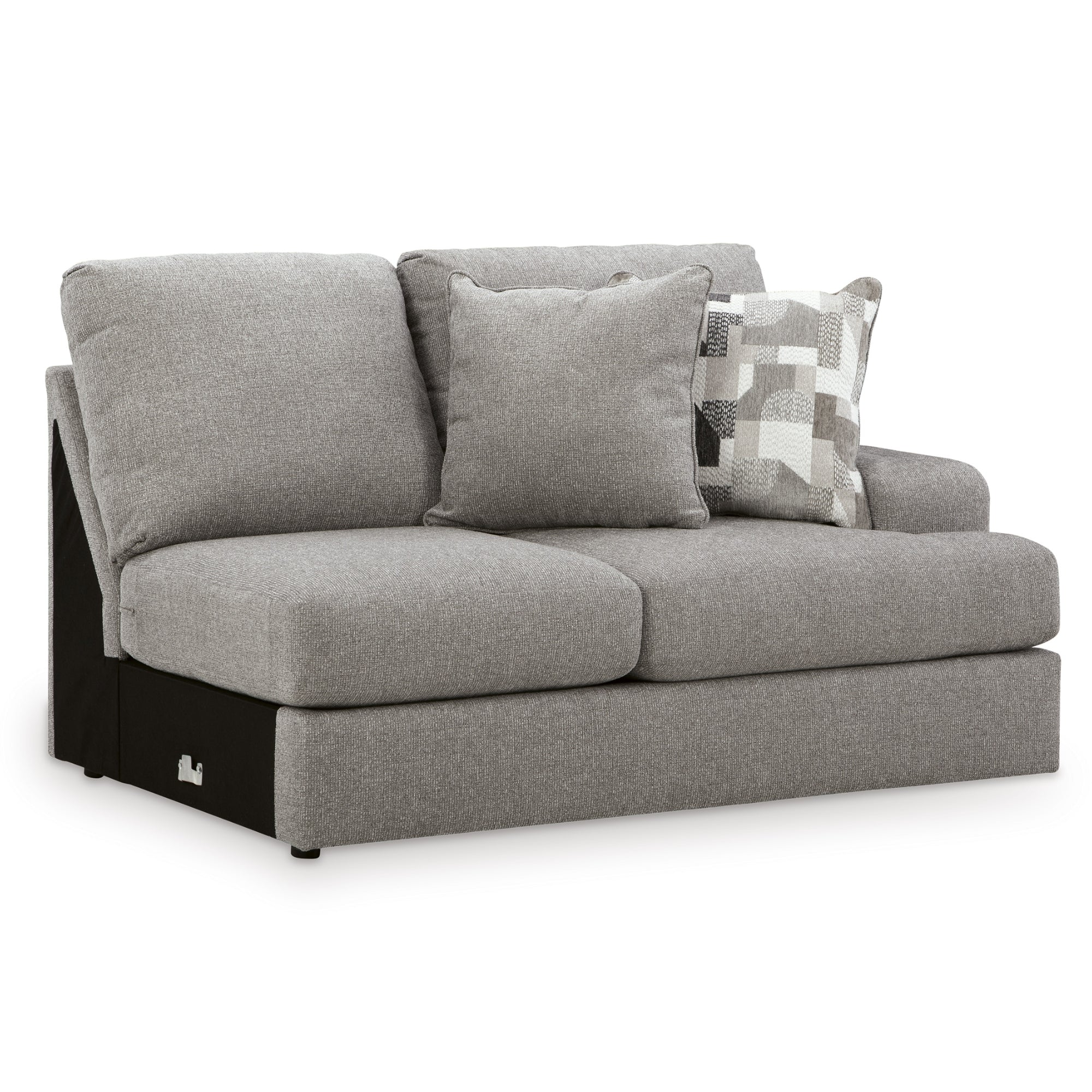 Lindon 3-Piece Sectional with Chaise in Smoke