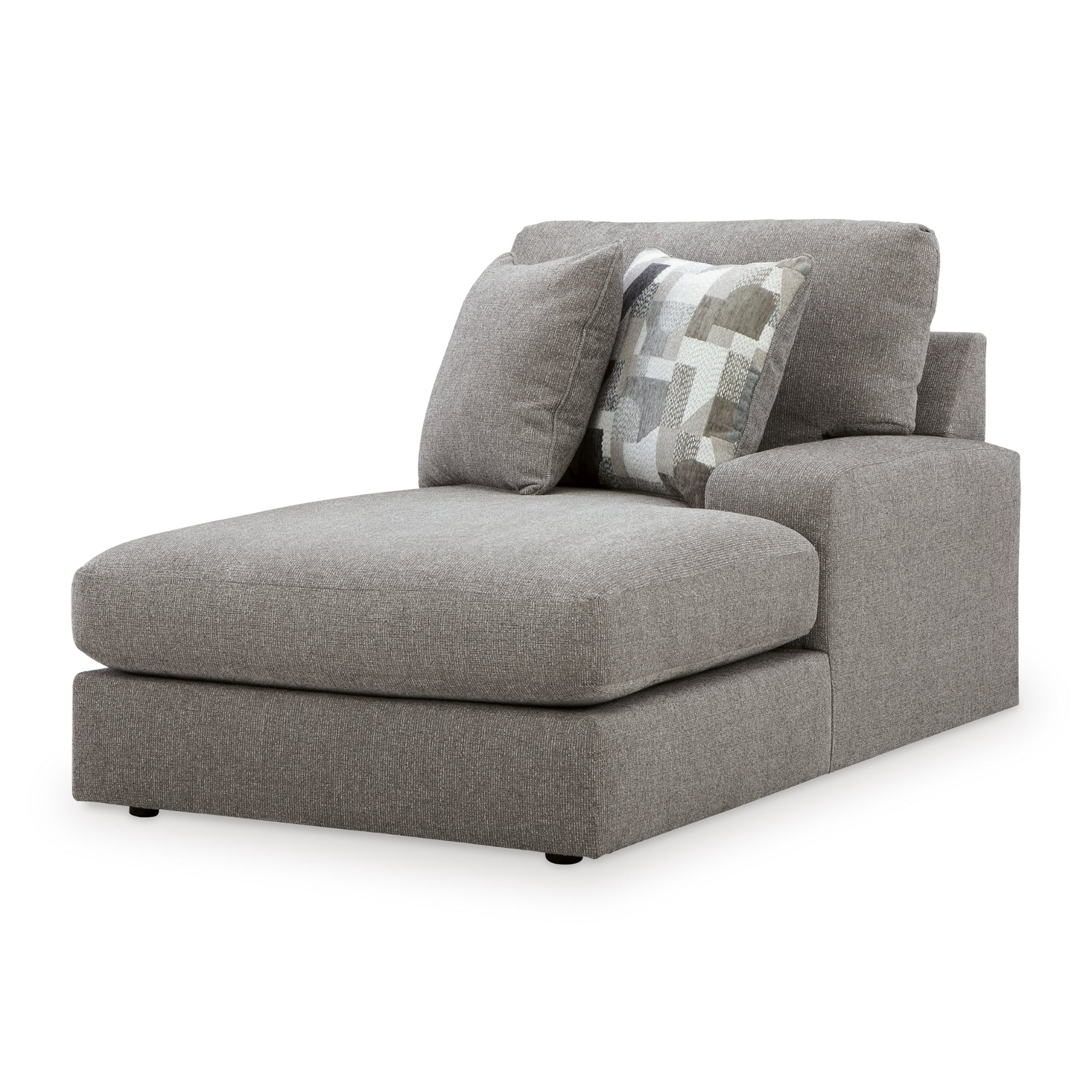 Lindon 3-Piece Sectional with Chaise in Smoke
