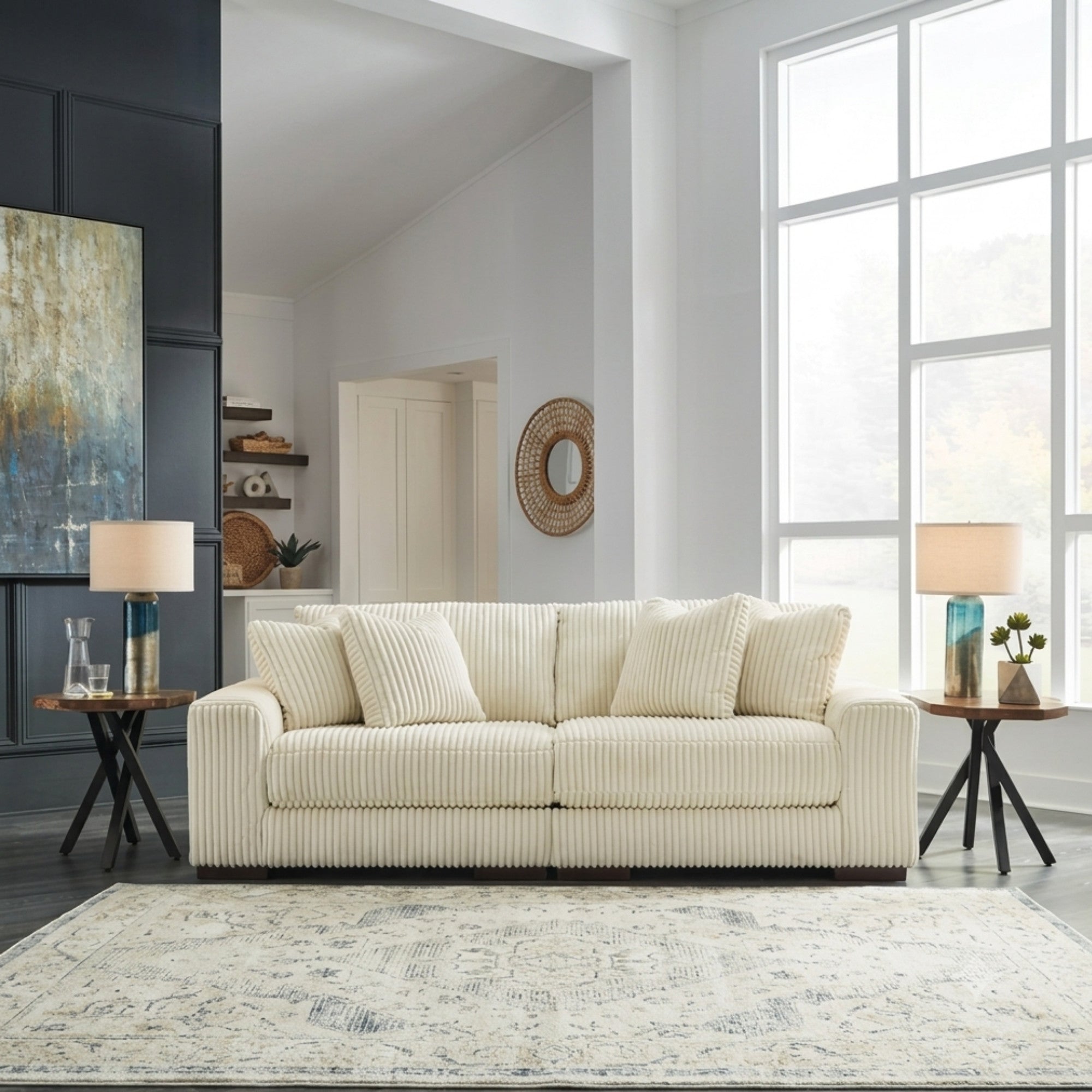 Lindyn 2-Piece Modular Sofa Ivory