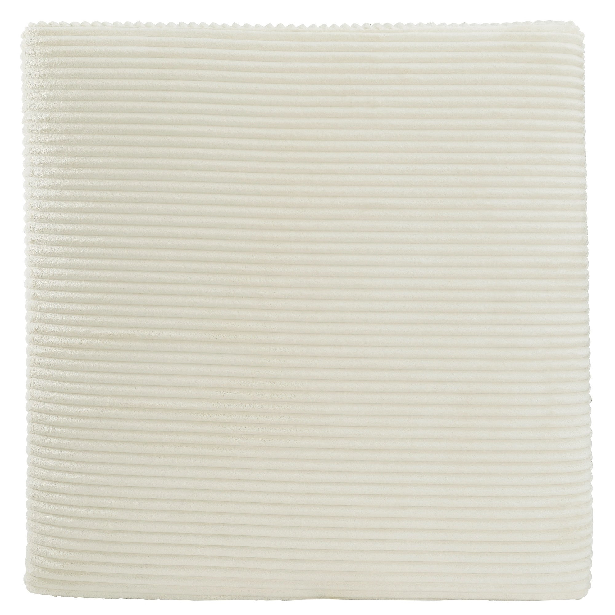 Lindyn Oversized Accent Ottoman Ivory