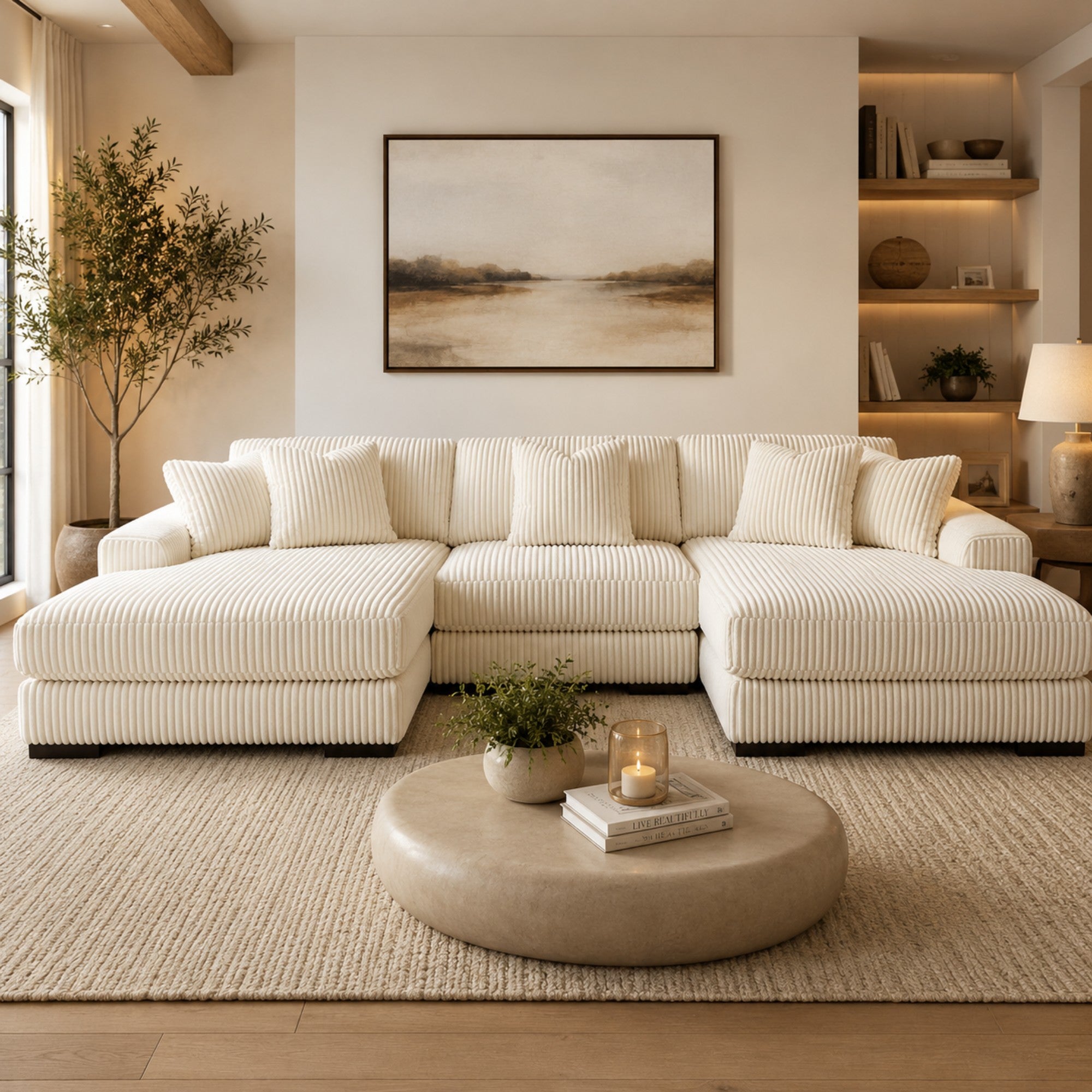 Lindyn 3-Piece Sectional with Double Chaise