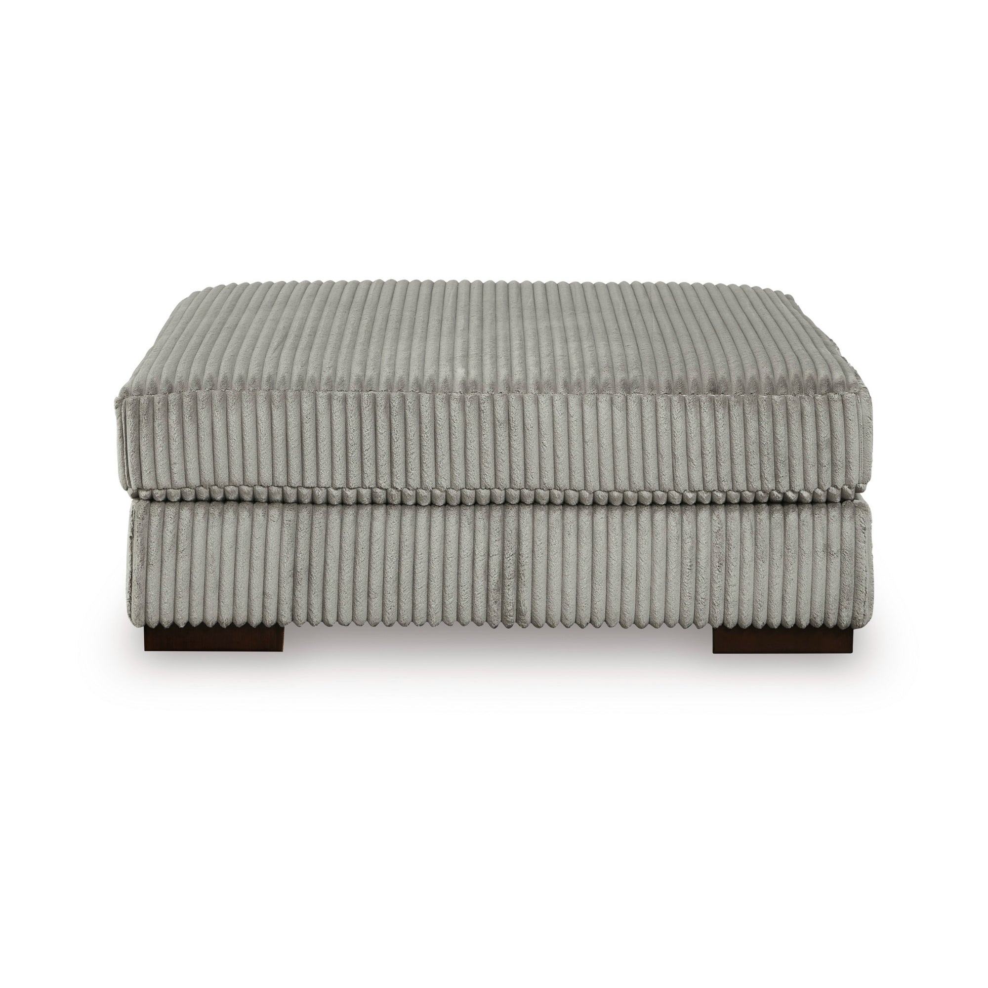 Lindyn Oversized Accent Ottoman Grey