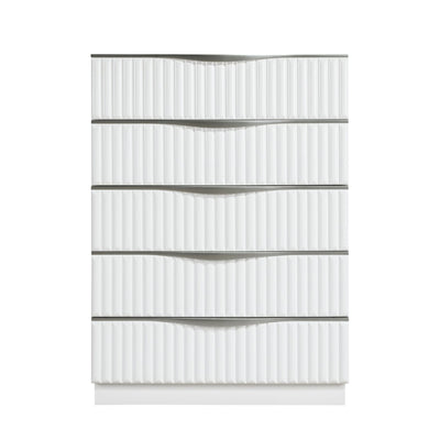 M.A.F Linea Chest Drawer showing sleek wooden finish and multiple spacious drawers for storage.