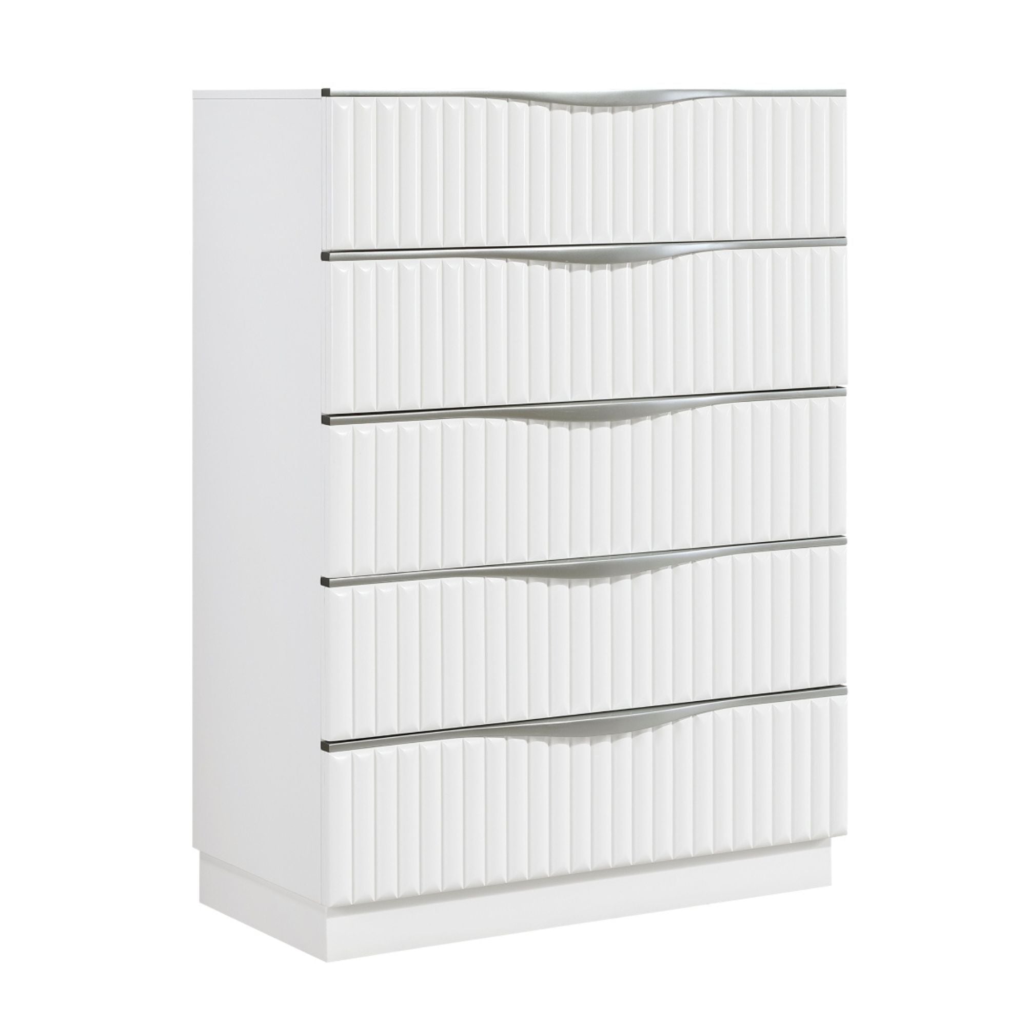 M.A.F Linea Chest Drawer showing sleek wooden finish and multiple drawer compartments for organized storage.