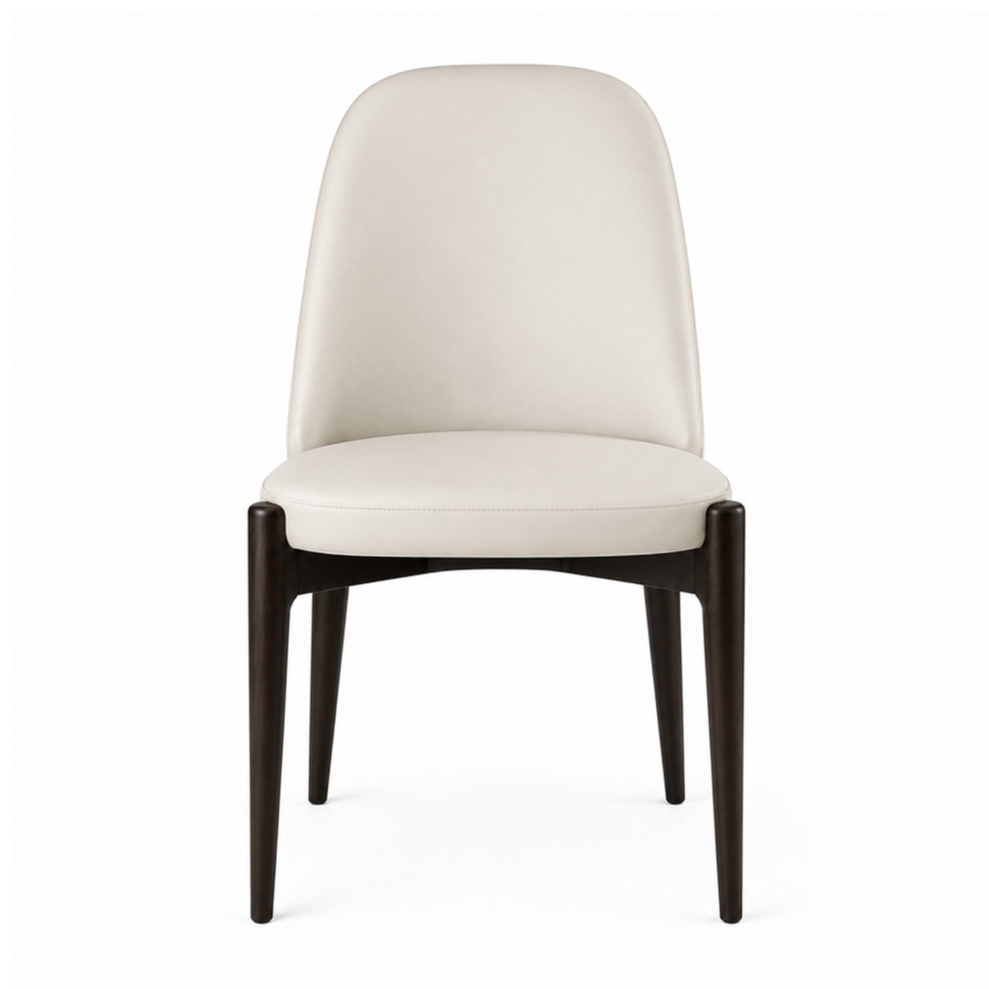 Livepool Dining Chair Aspen Taupe / Dark Walnut