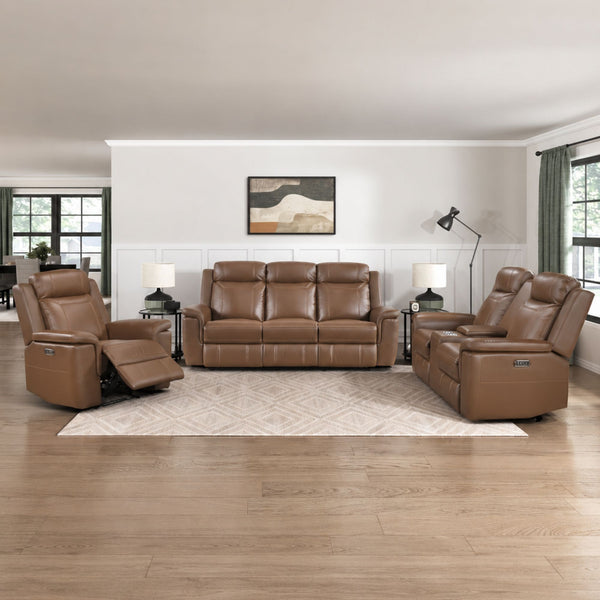 Ensemble de meubles inclinables Lancaster en chenille grise