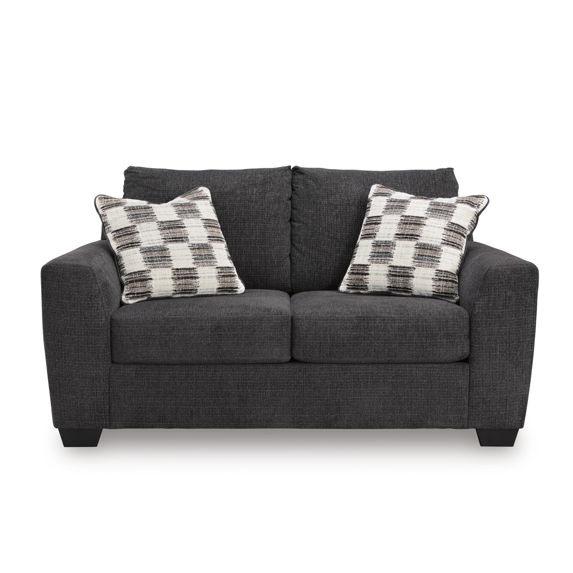 Loreo Sofa Set in Dark Grey