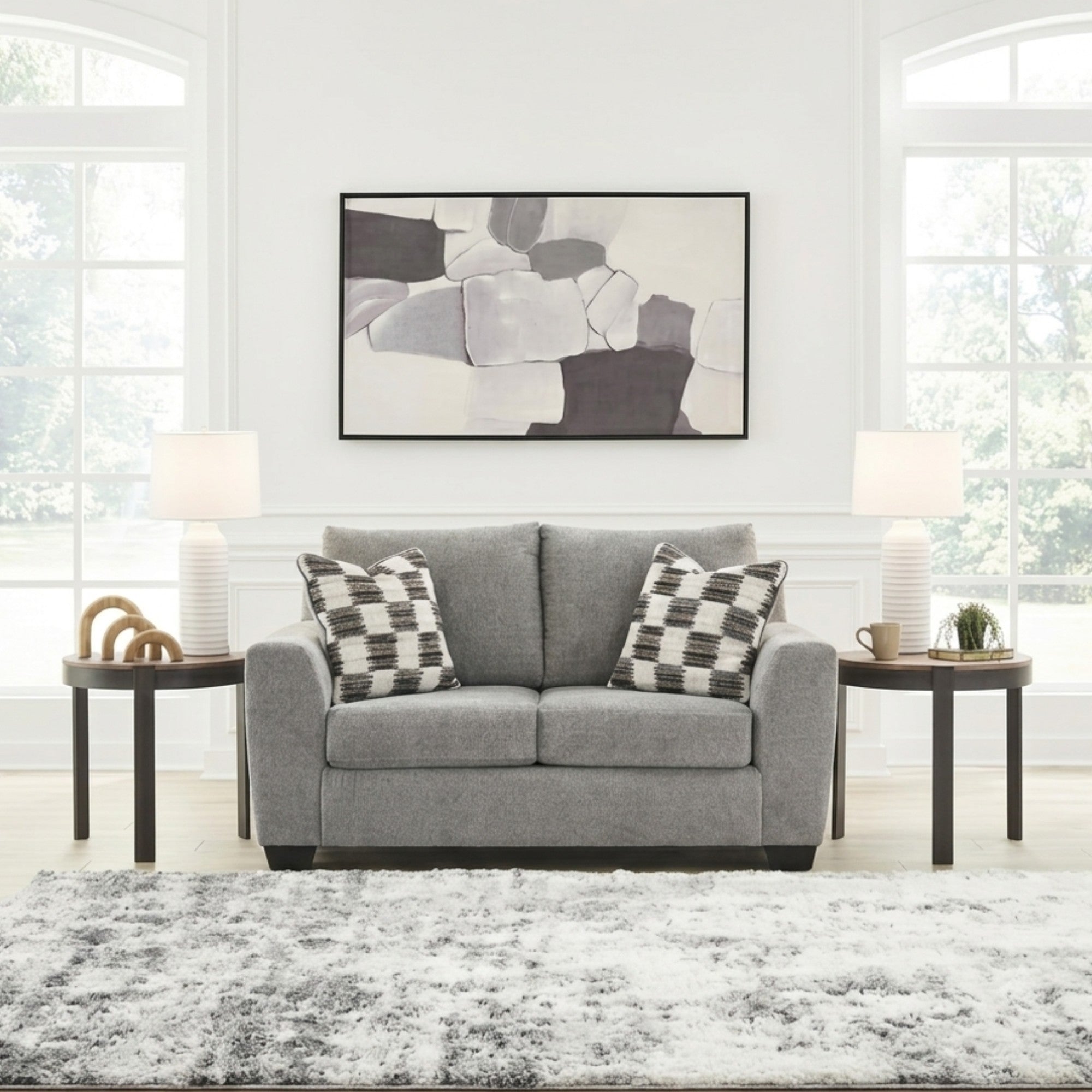 Loreo Loveseat in Flint