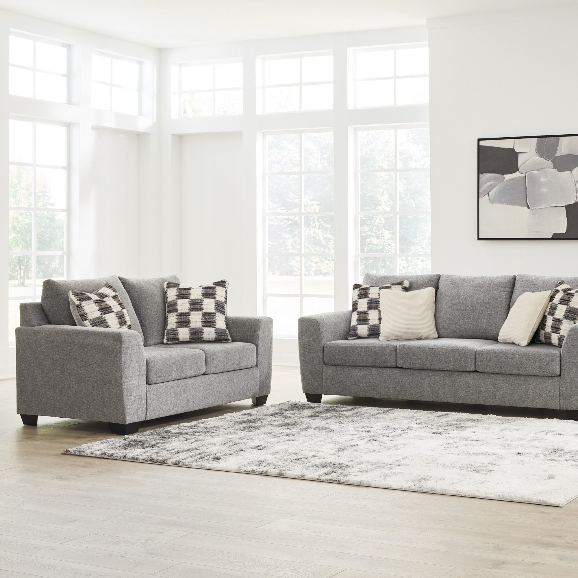 Loreo Loveseat in Flint