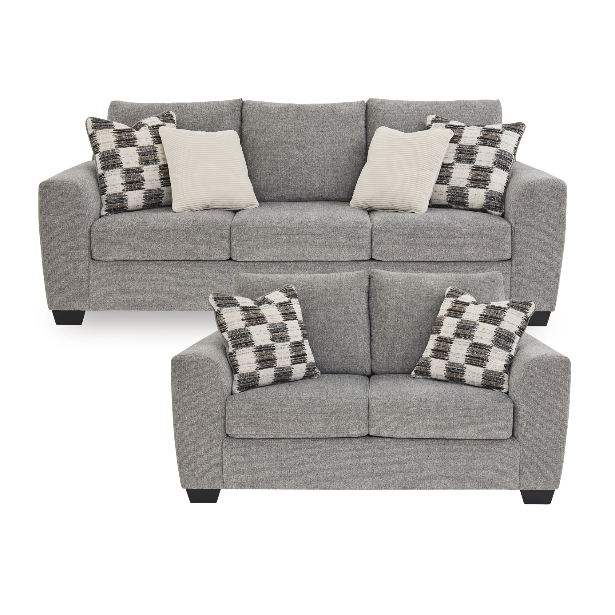 Loreo Sofa Set in Flint