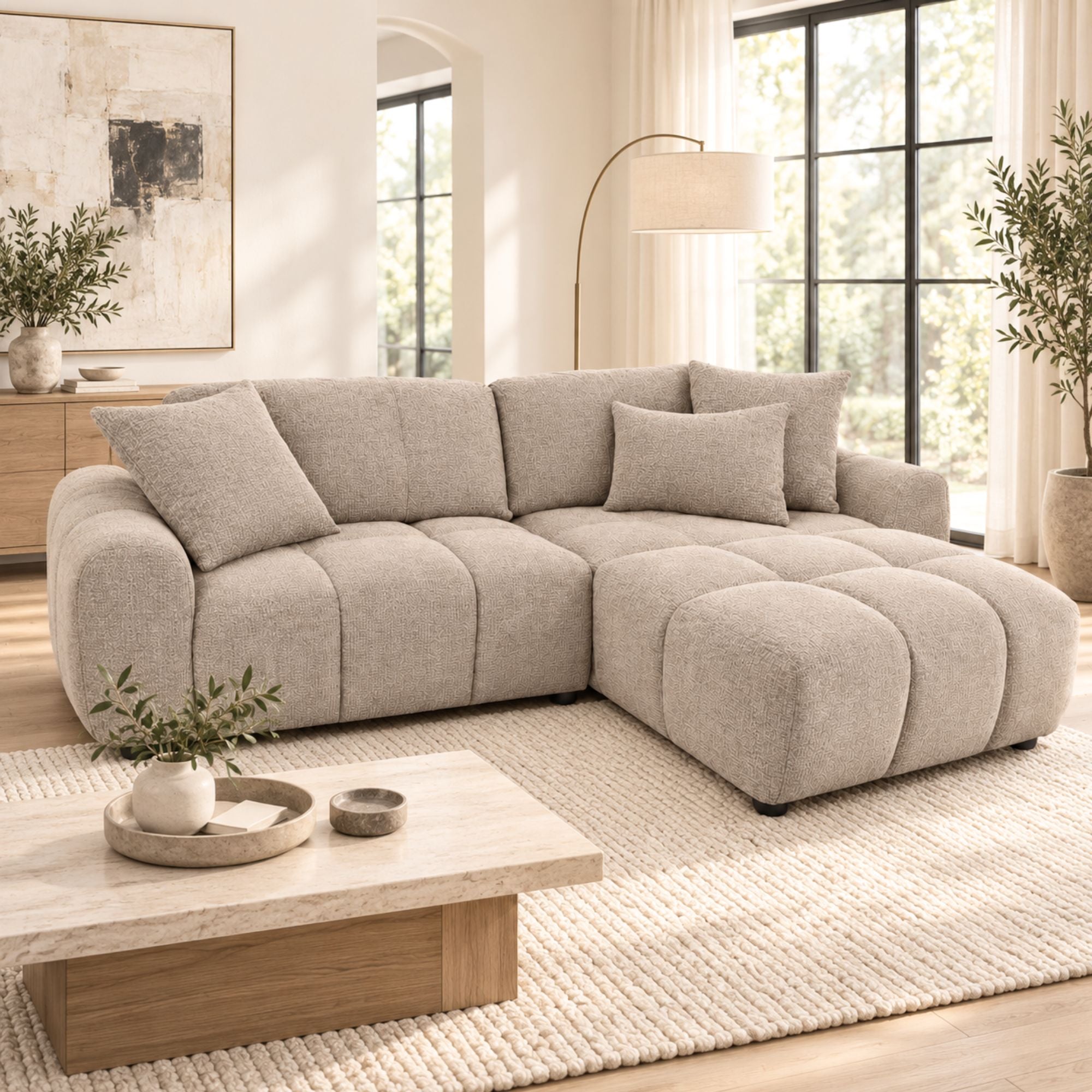 Canadian-made Lunenburg Modern Sectional