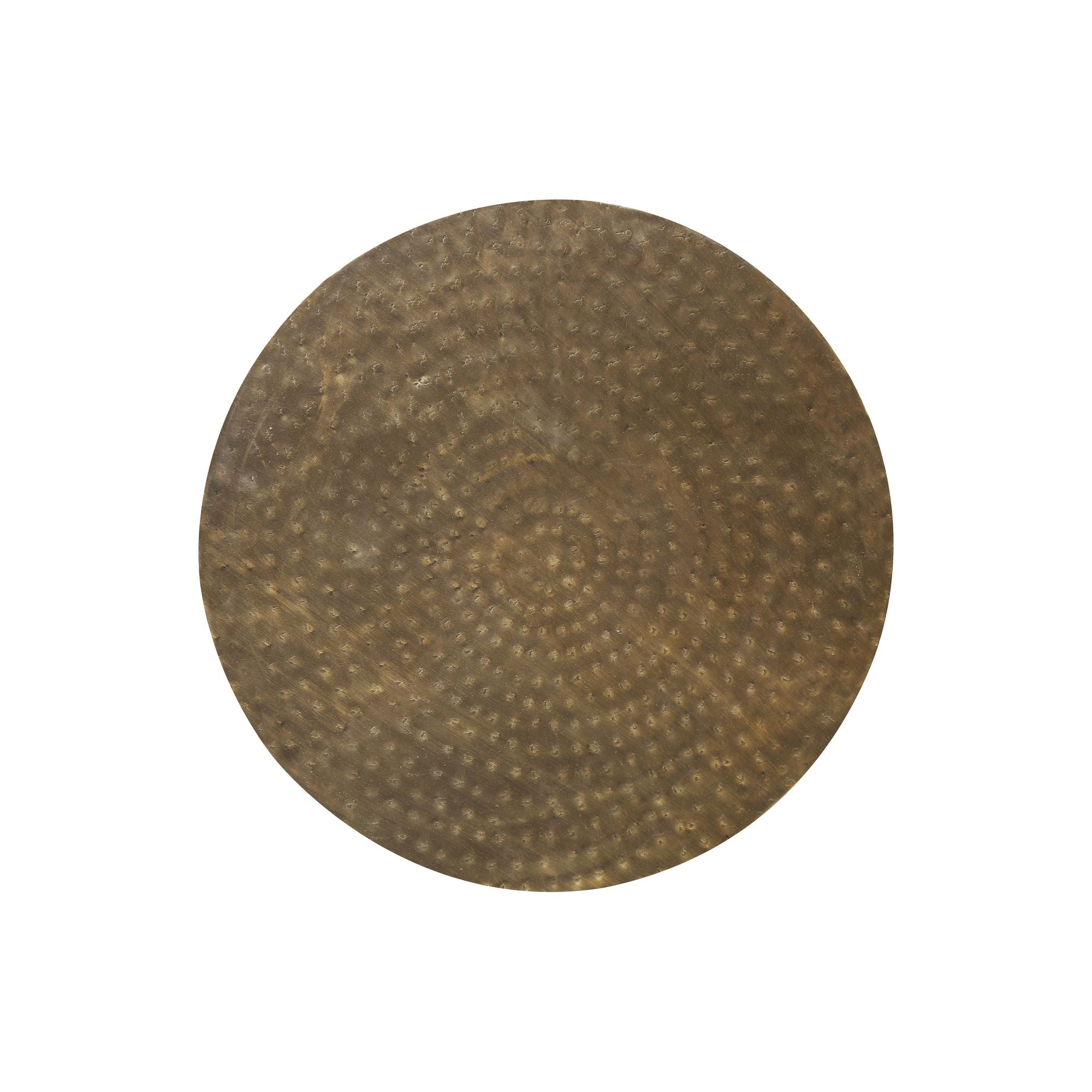 Copper Luxen accent table by Monarch Specialties featuring a sleek round surface and modern design.