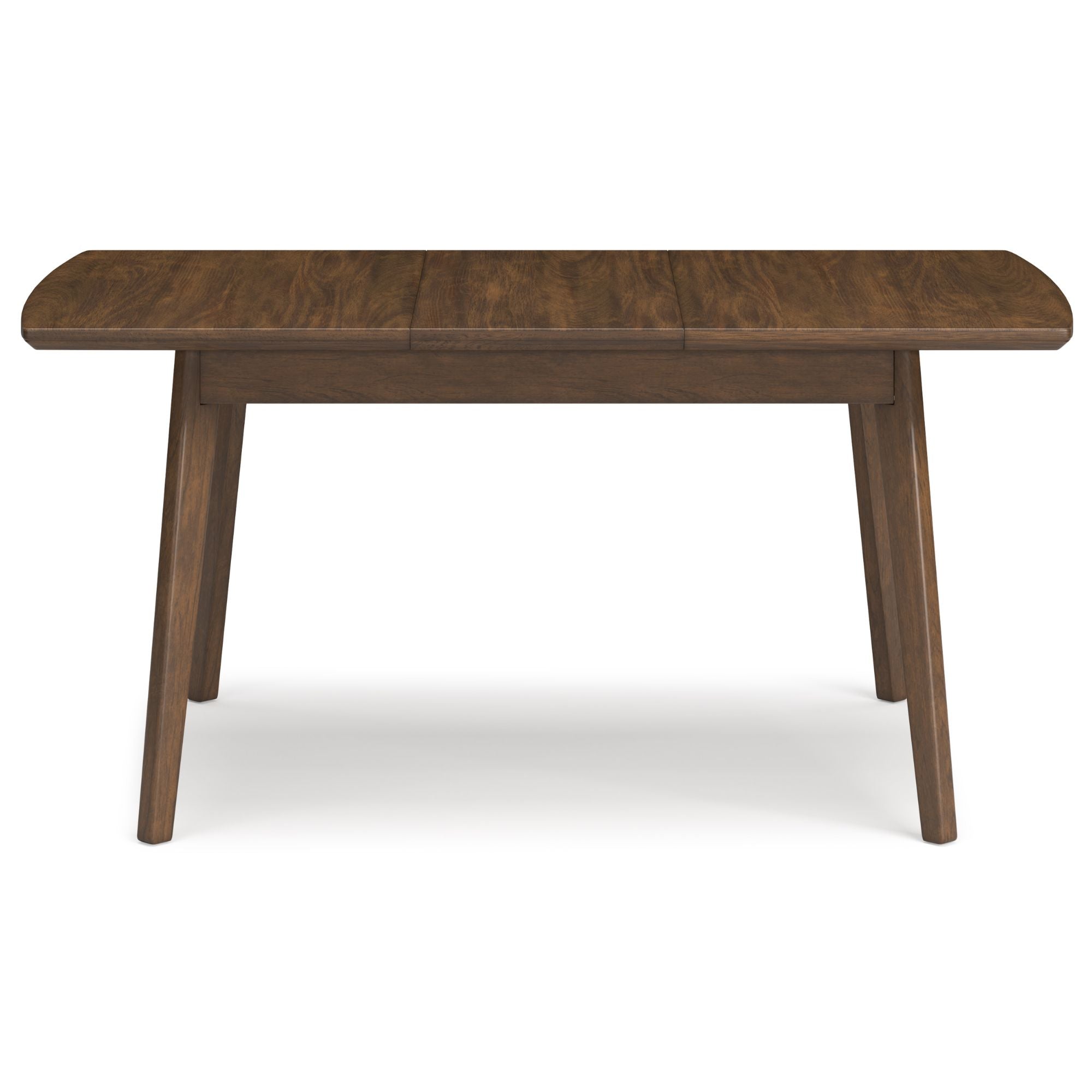 Lyncott Butterfly EXT Dining Table by Signature Ashley showing a wooden table with butterfly extension leaves and modern design