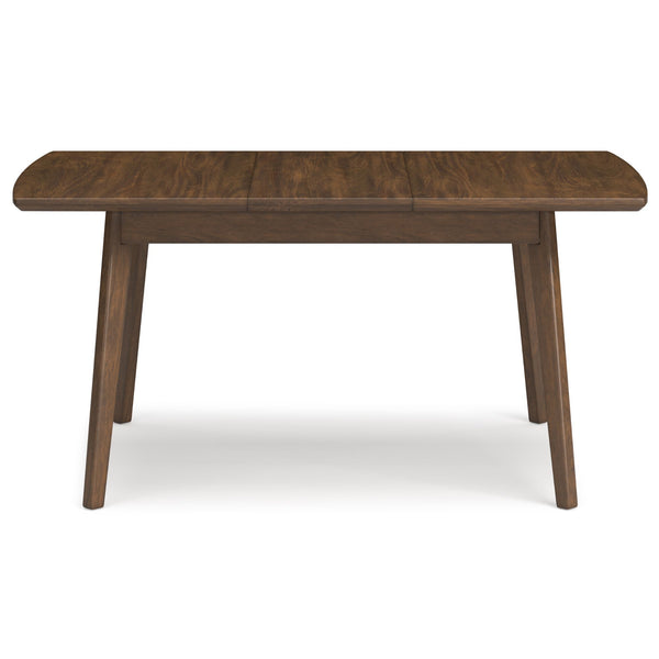 Lyncott Butterfly EXT Dining Table by Signature Ashley showing a wooden table with butterfly extension leaves and modern design