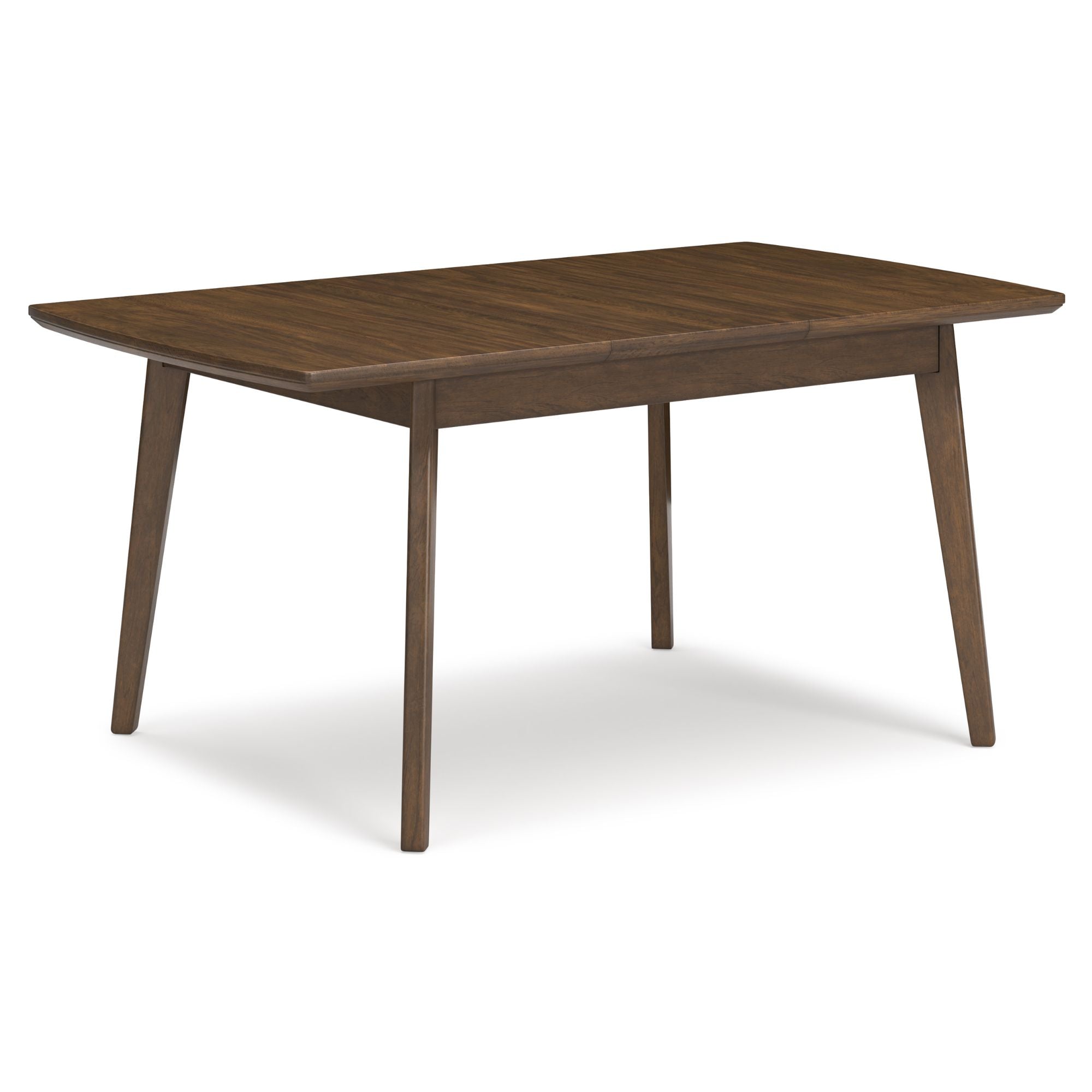 Lyncott Butterfly EXT dining table by Signature Ashley featuring a wooden surface and butterfly extension leaves.