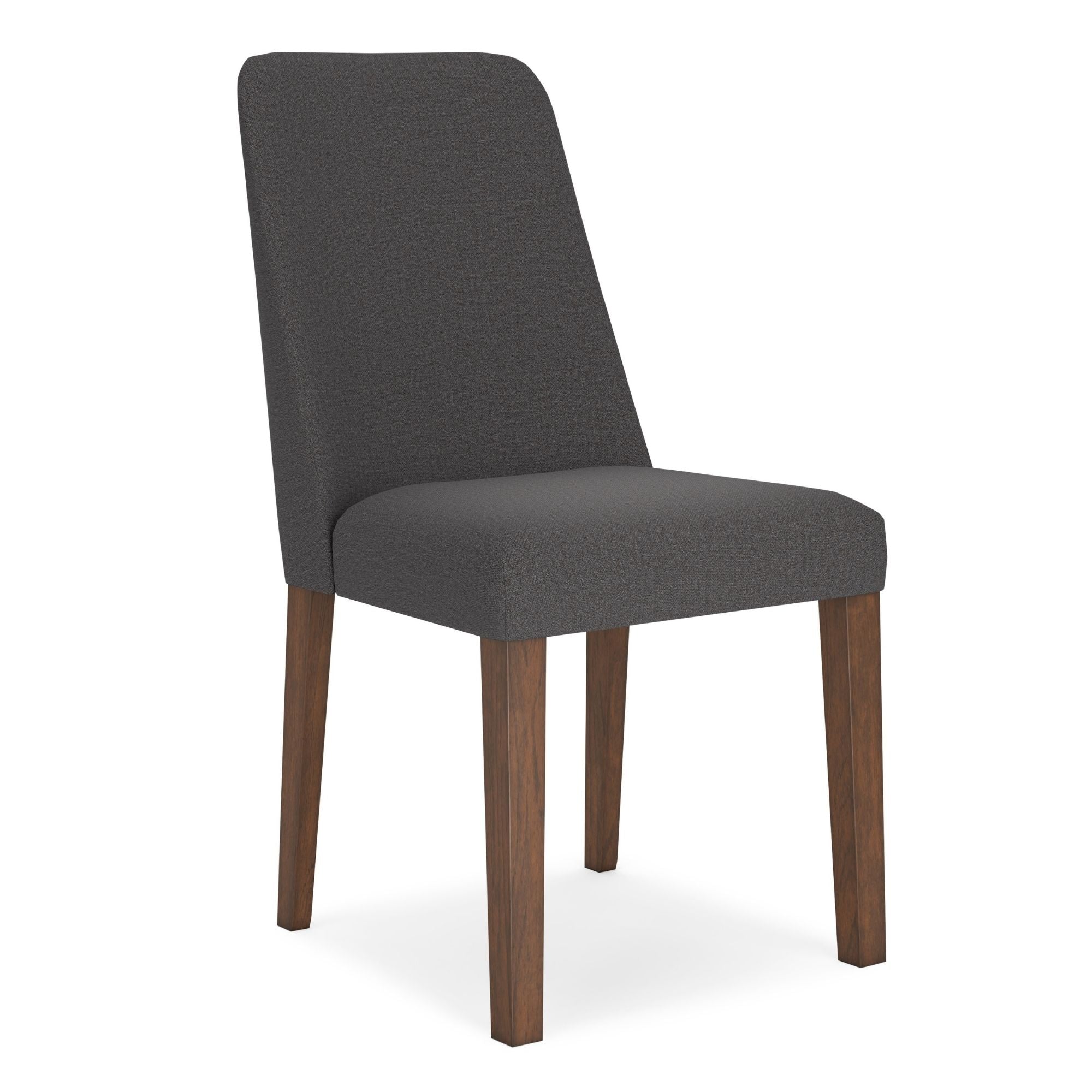 Signature Ashley Lyncott Collection dining room set with charcoal upholstered side chairs and matching table, modern and stylish design.