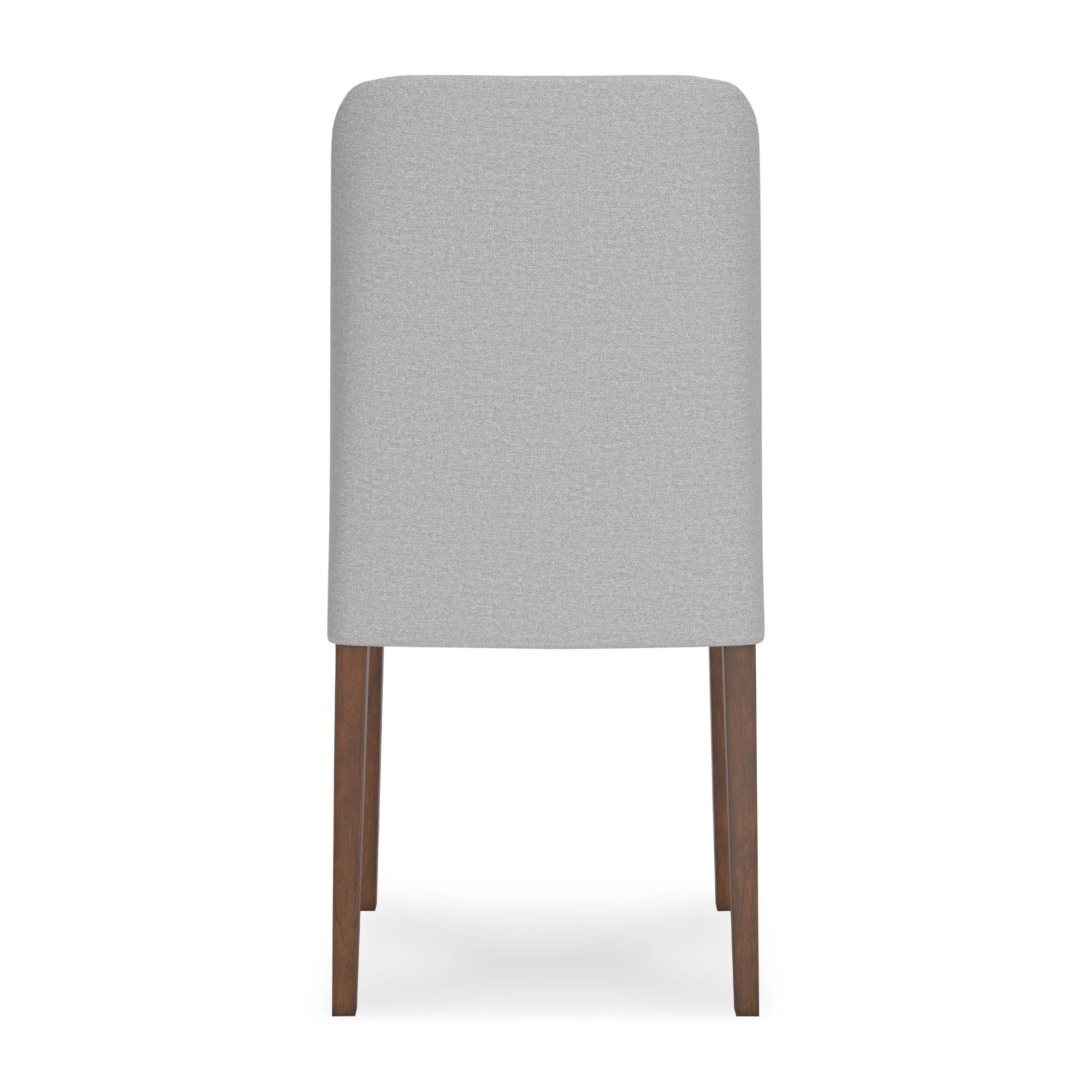 Lyncott Collection dining room set with grey upholstered side chairs and table, by Signature Ashley, in a modern dining room setting