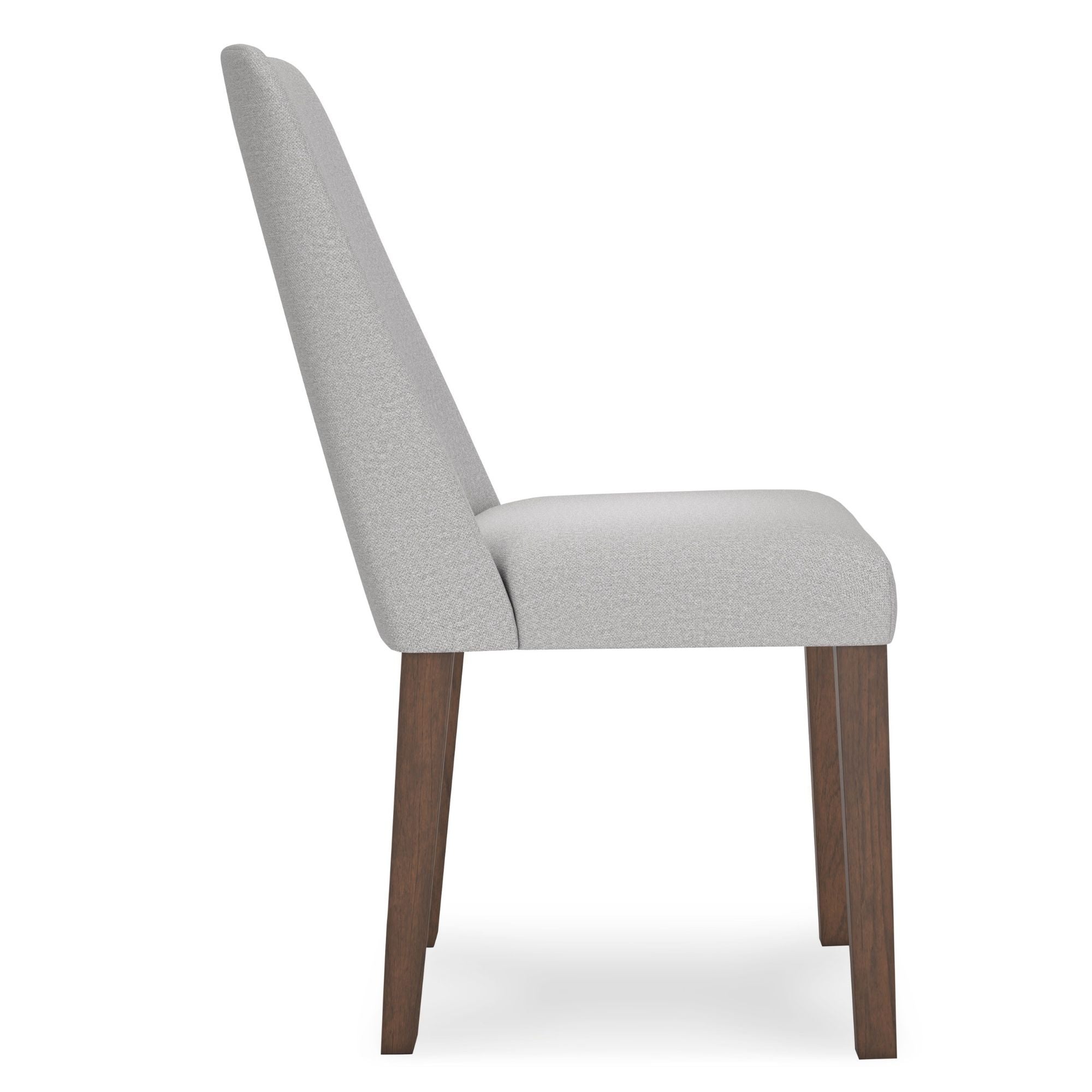 Light grey Lyncott collection dining room set with upholstered side chairs, crafted by Signature Ashley.
