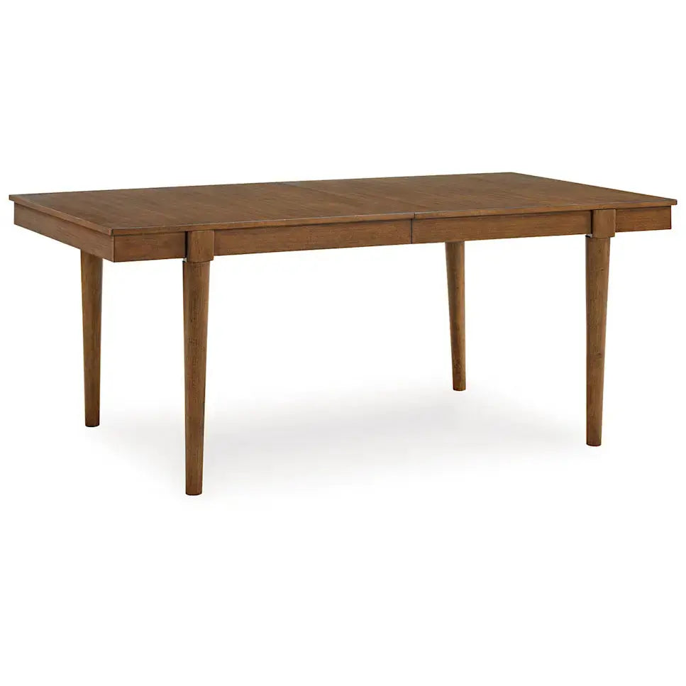 Lyncott dining room set by Signature Ashley featuring a grey and brown table with matching chairs in a modern design.