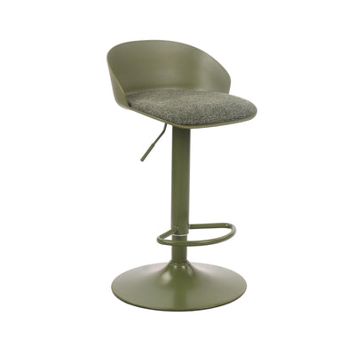 Mabel Adjustable Bar Stool – Green (Set of 2)