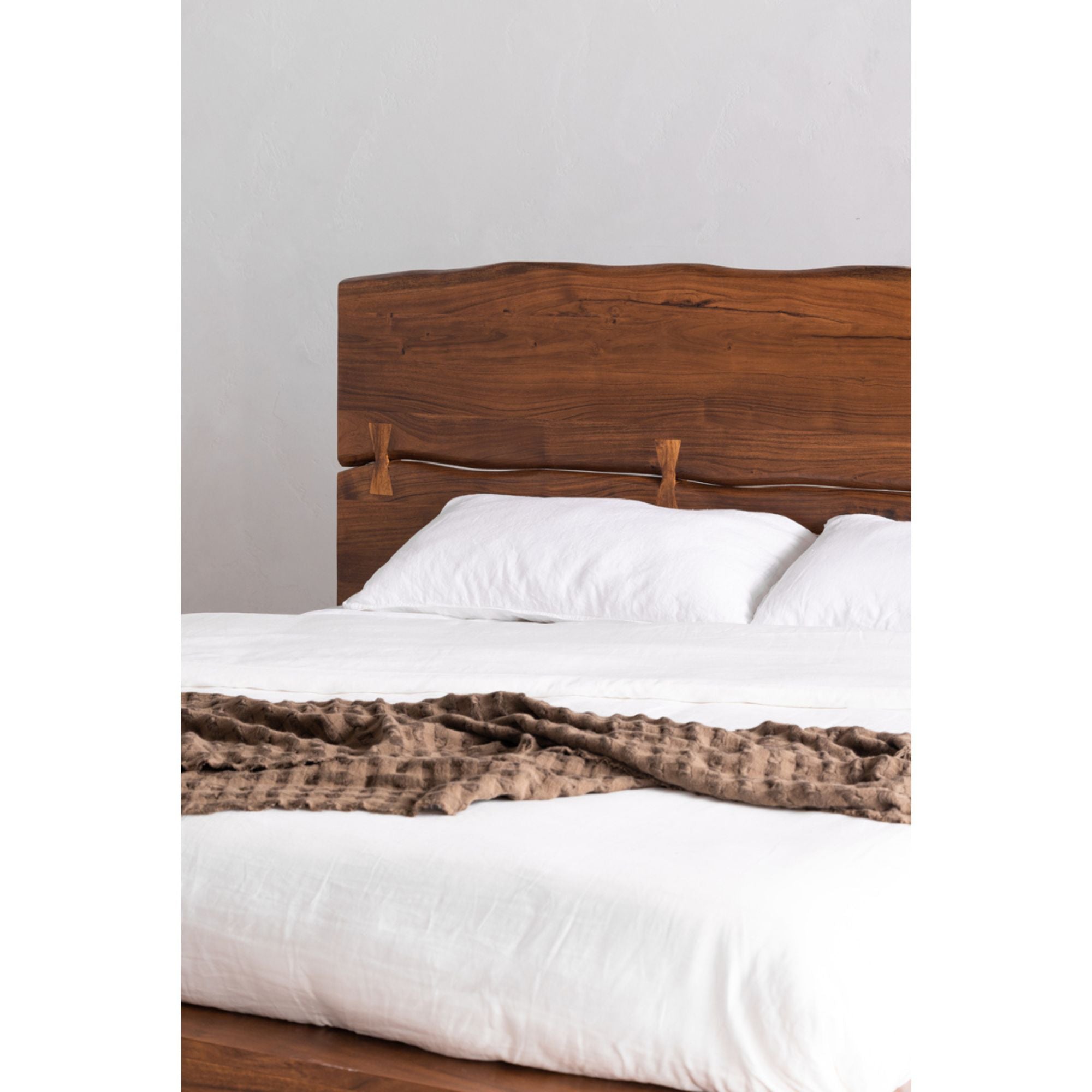 Moe's Home Madagascar Platform Bed Brown | CastleUp Experience Centre Online Furniture