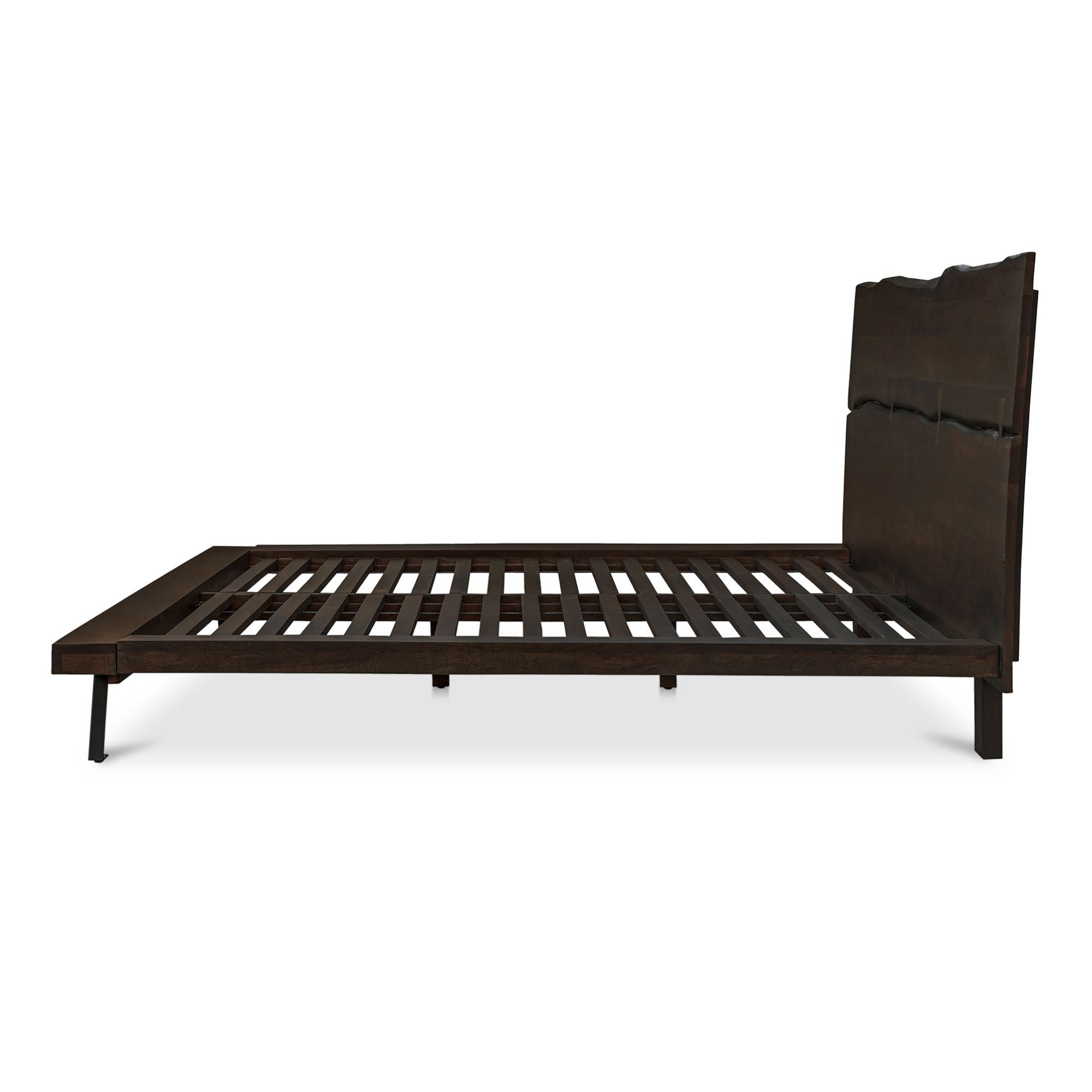 Moe's Home Madagascar Platform Bed Dark Brown | CastleUp Experience Centre Online Furniture