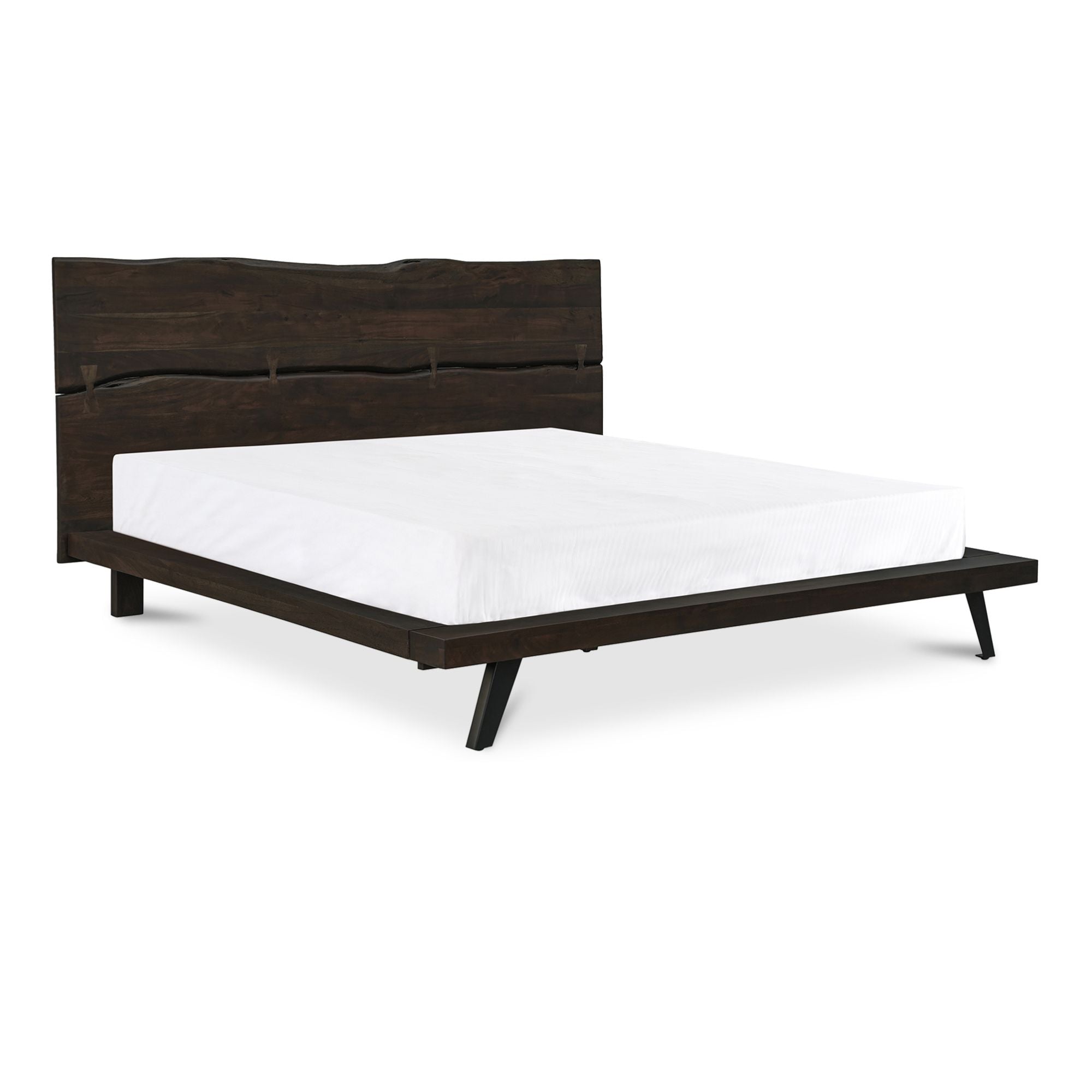 Moe's Home Madagascar Platform Bed Dark Brown | CastleUp Experience Centre Online Furniture