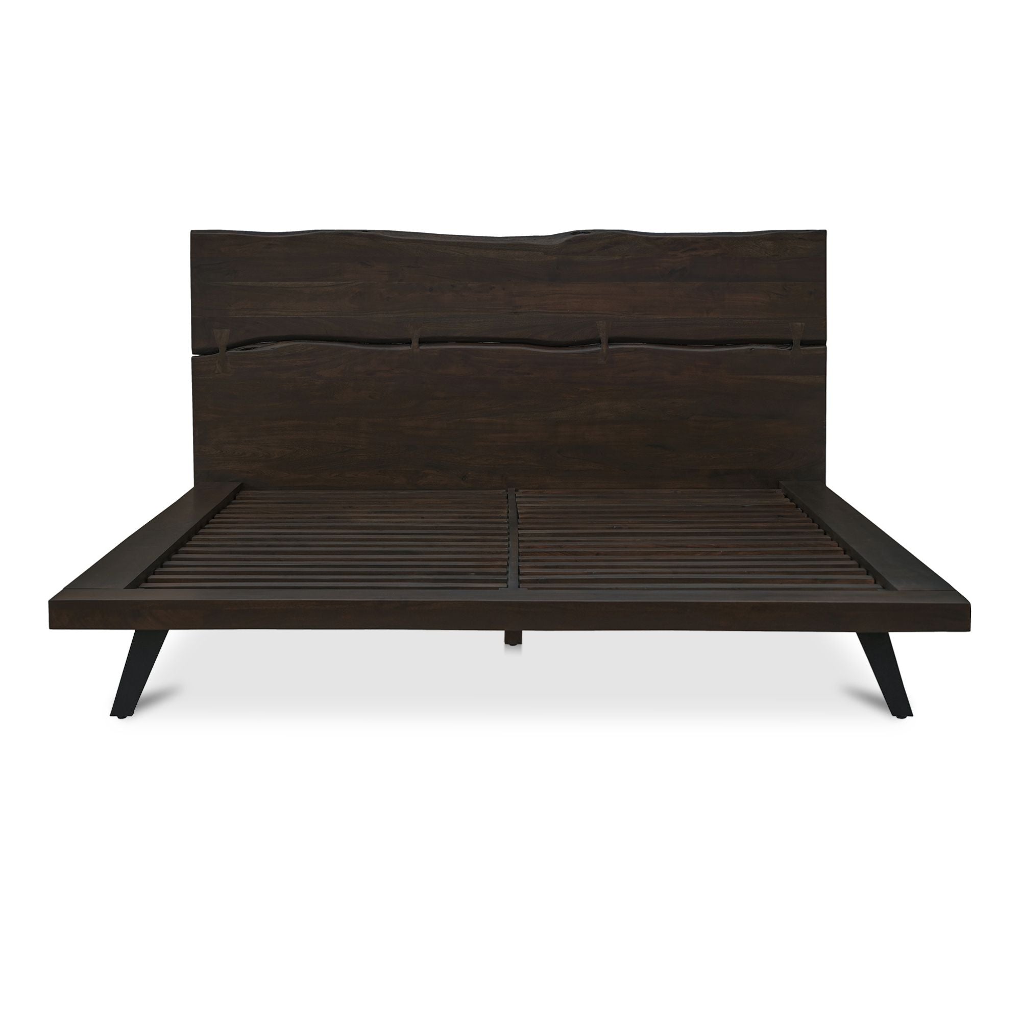 Moe's Home Madagascar Platform Bed Dark Brown | CastleUp Experience Centre Online Furniture