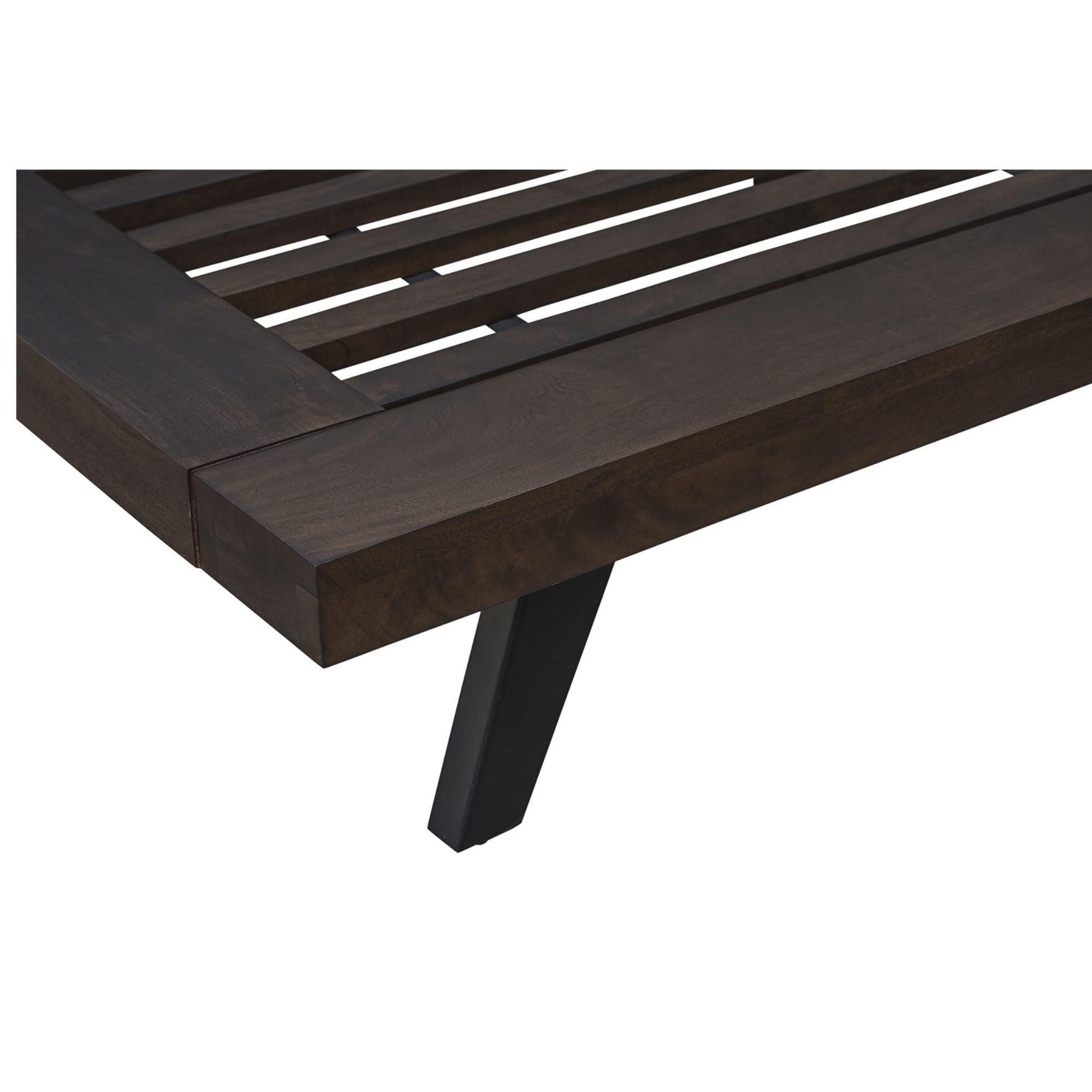 Moe's Home Madagascar Platform Bed Dark Brown | CastleUp Experience Centre Online Furniture