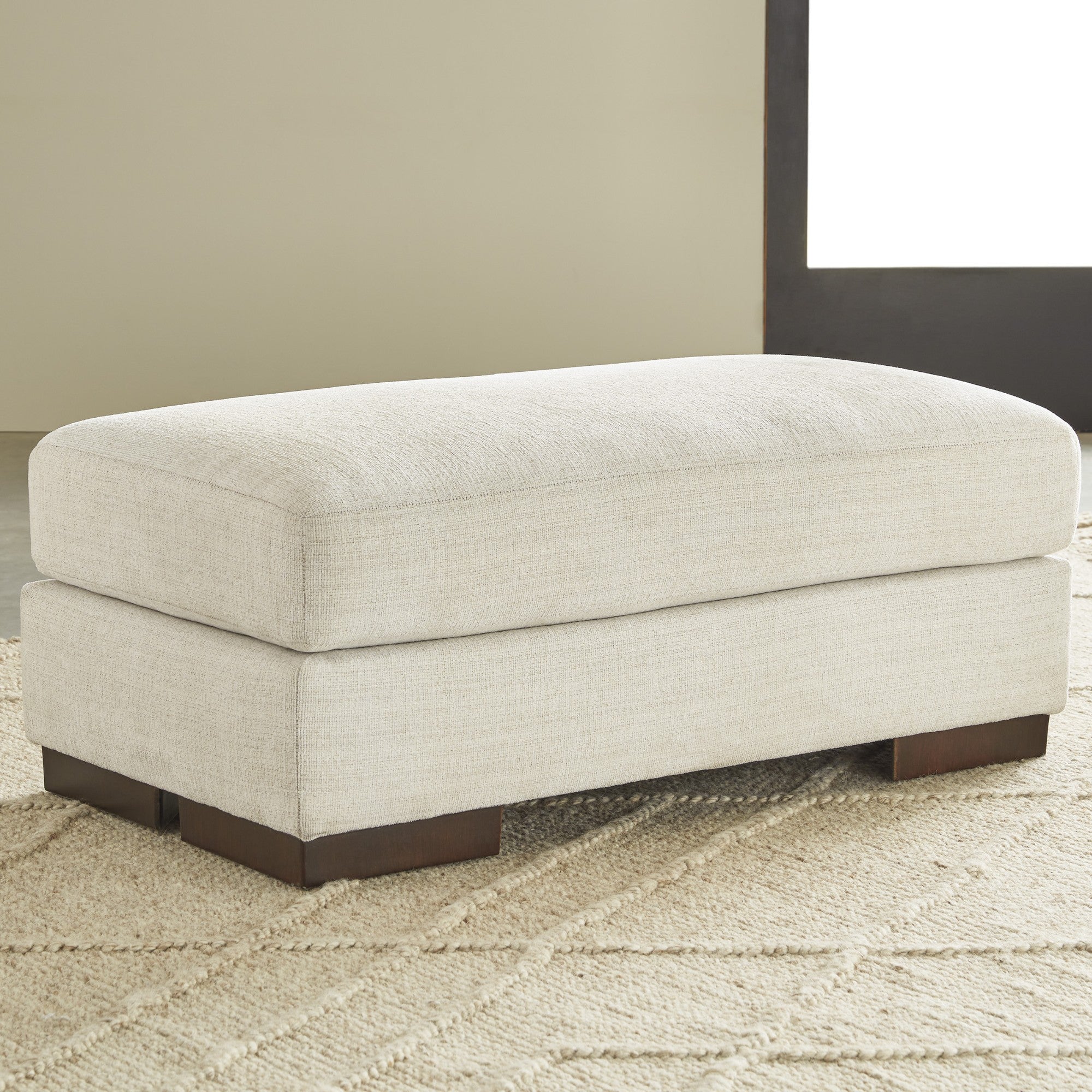 Maggie Ottoman in Birch
