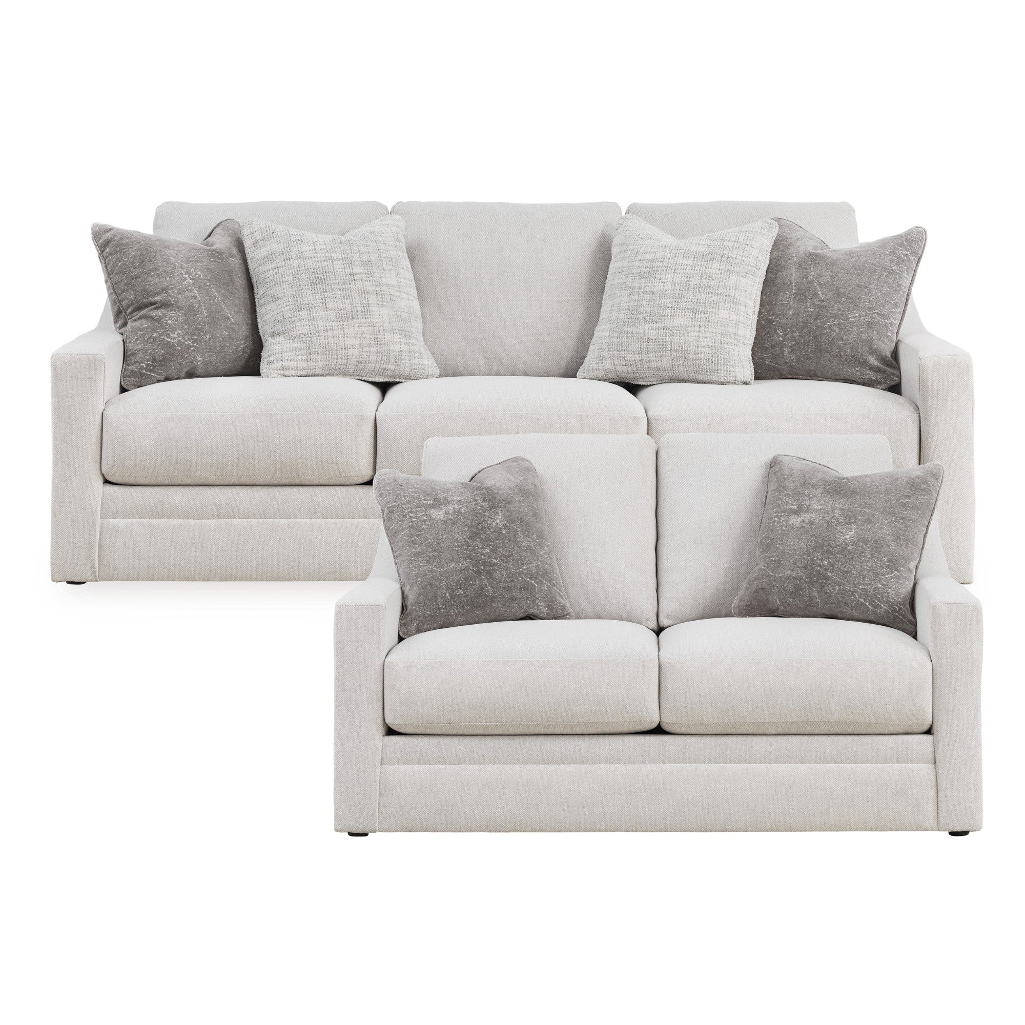 Maitelynn Sofa Set in Chalk
