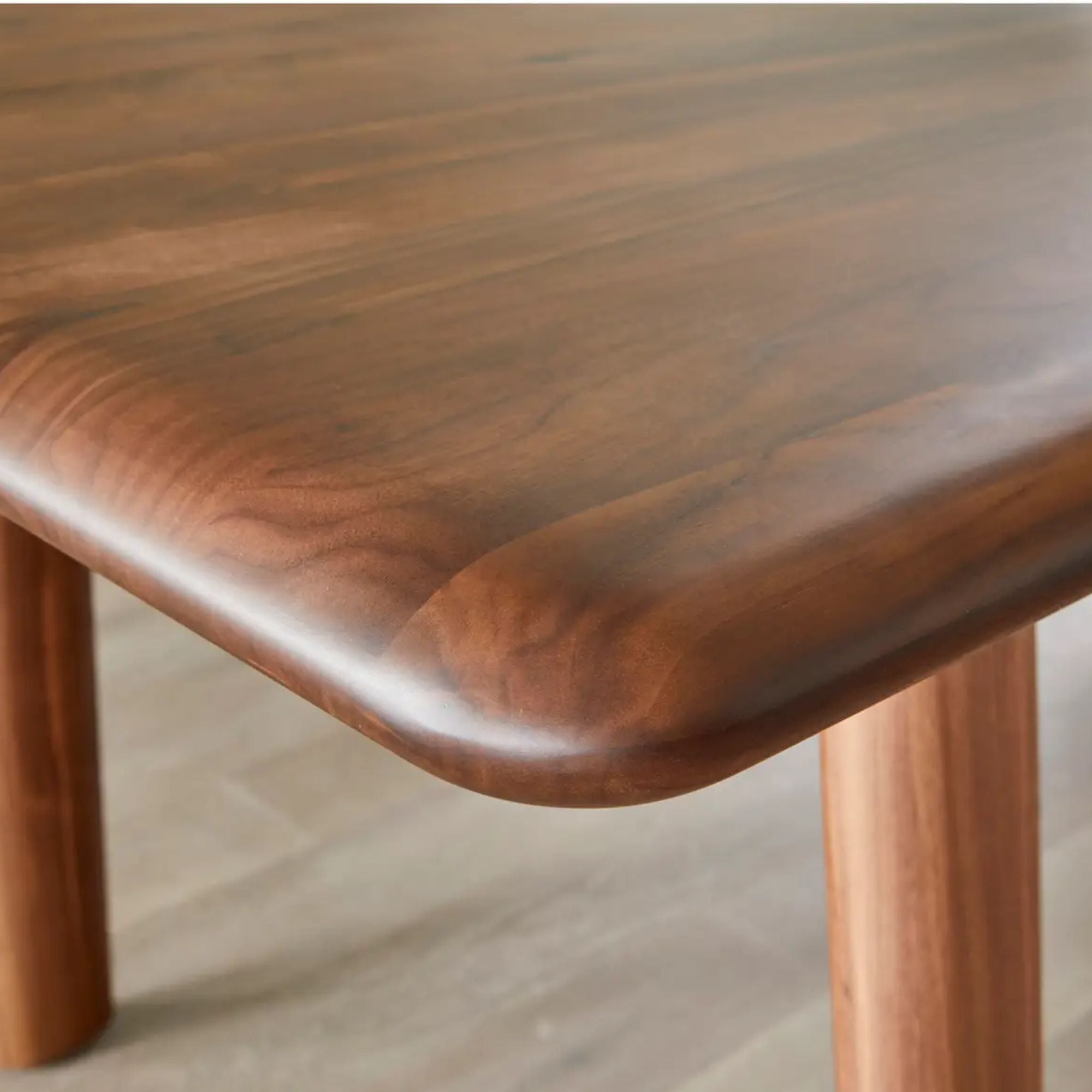 Moe's Home Malibu Collection Dining Table Walnut | CastleUp Experience Centre Online Furniture
