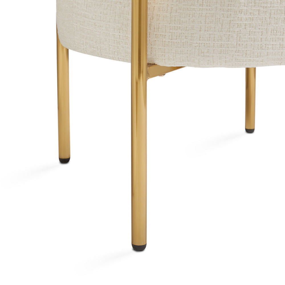 Melrose Accent Chair Ivory.