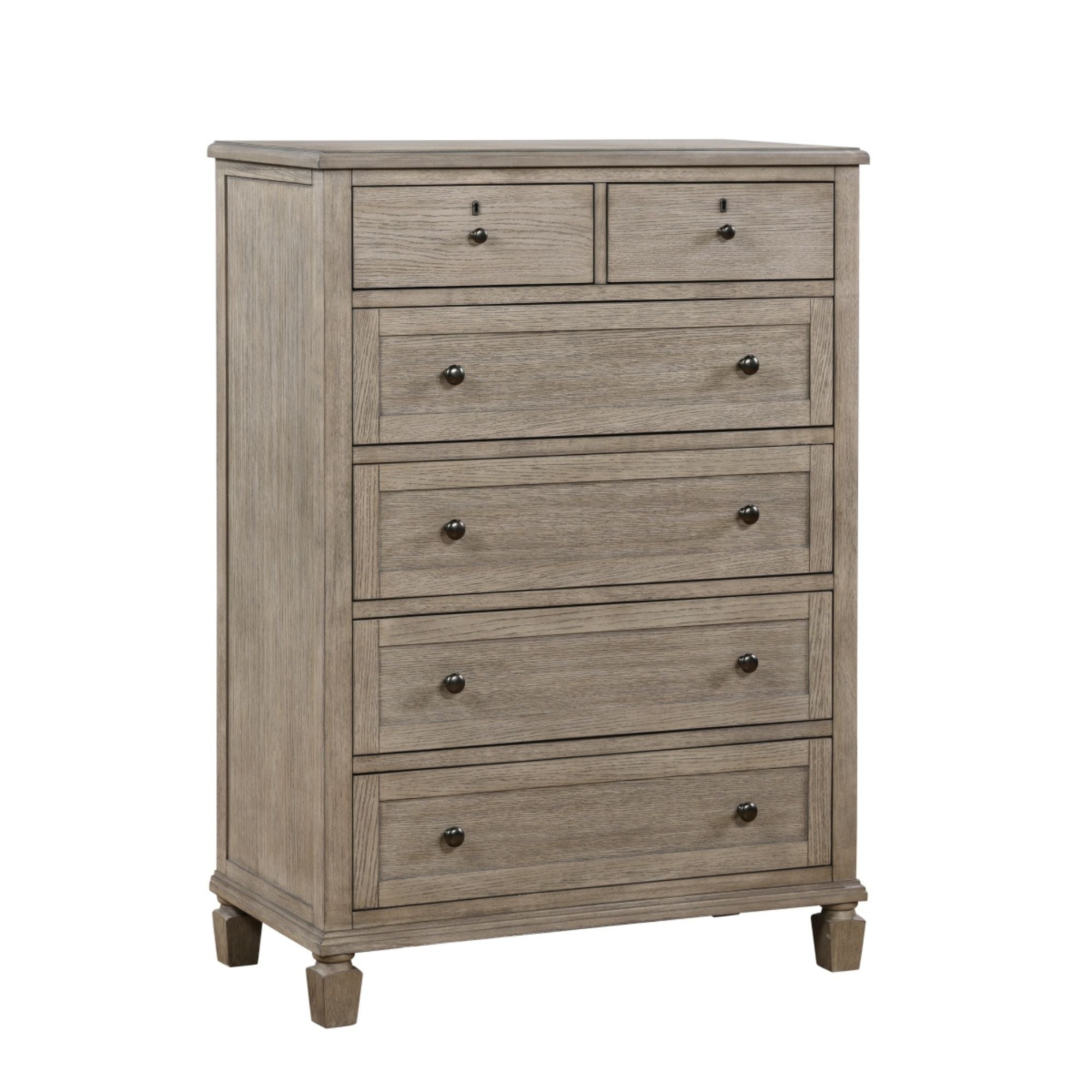 M.A.F Marceline Collection chest drawer with sleek wood finish and modern design, featuring multiple spacious drawers.