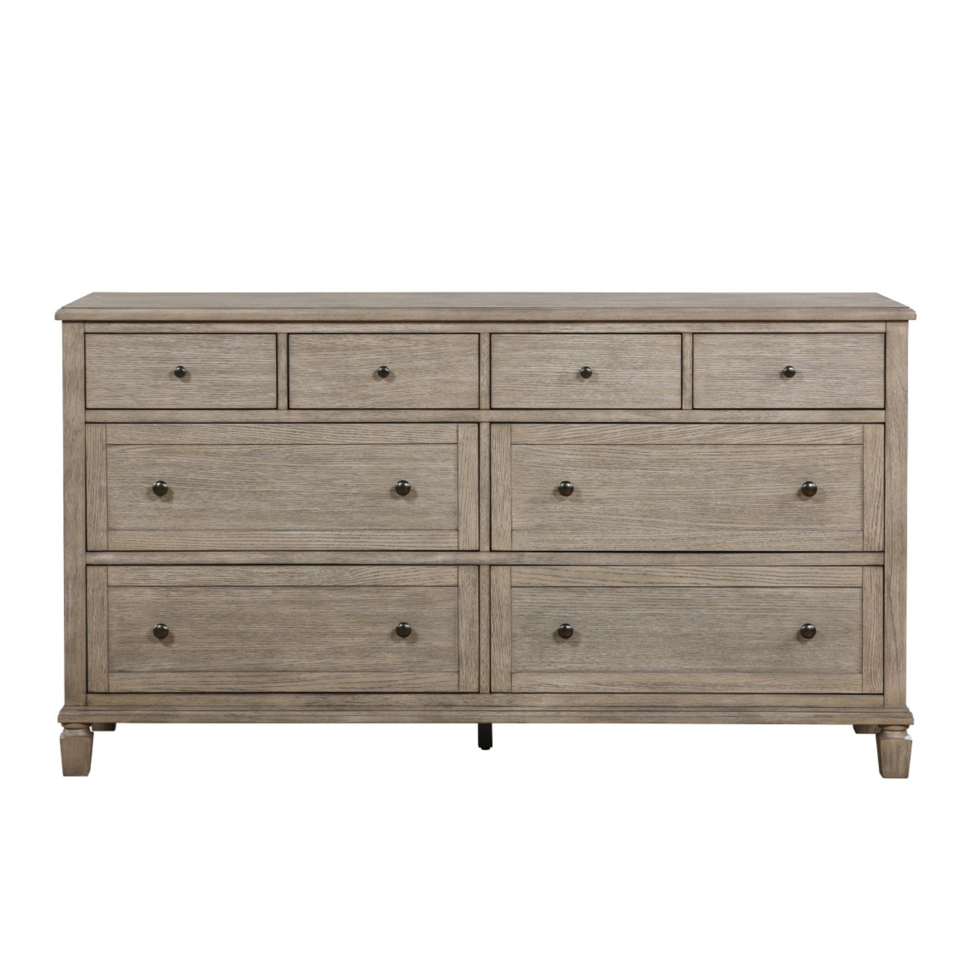 MAZ Marceline Dresser with sleek wood finish and multiple drawers, ideal for bedroom storage and modern decor.