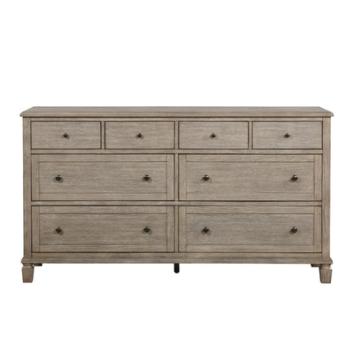 MAZ Marceline Dresser with sleek wood finish and multiple drawers, ideal for bedroom storage and modern decor.