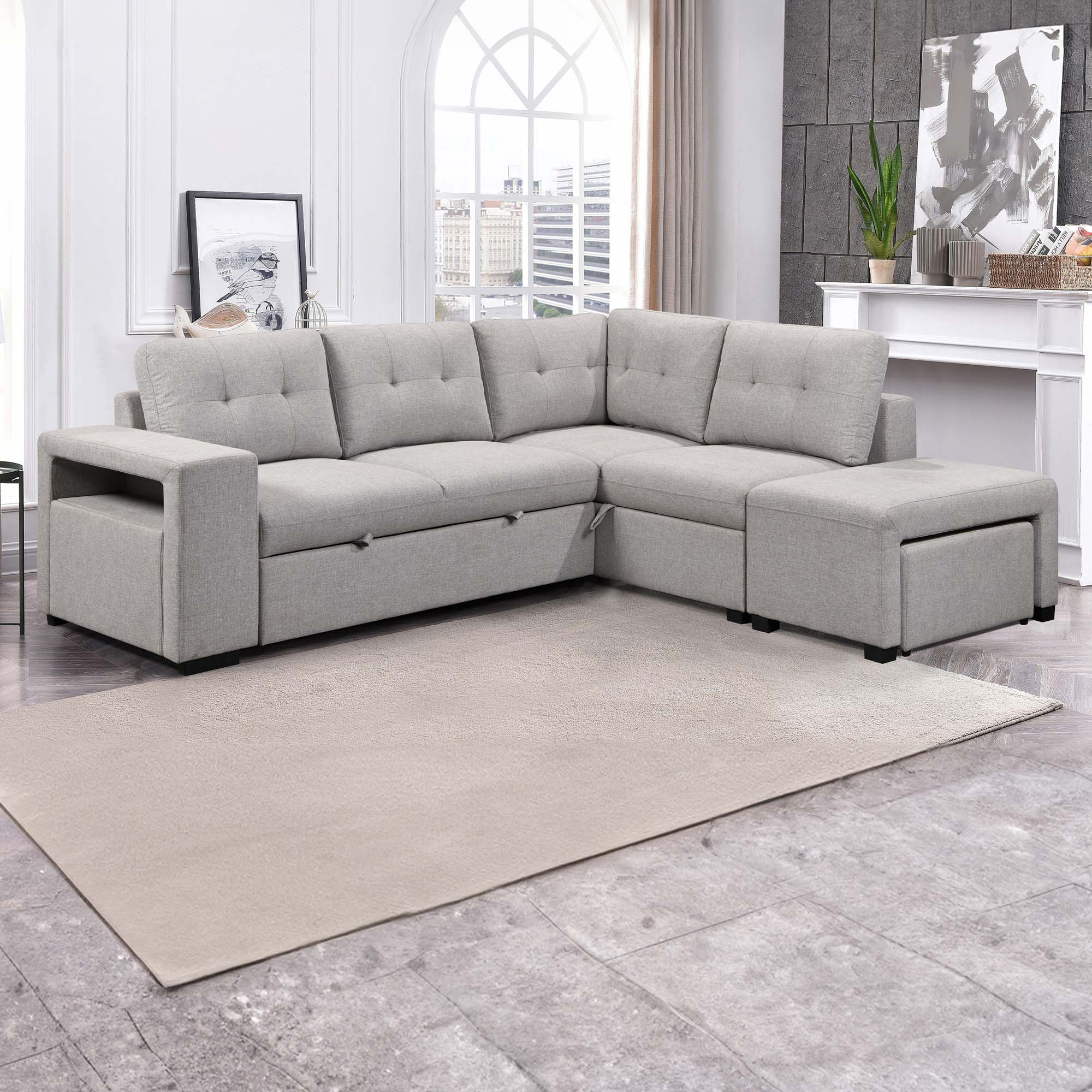 Marcella Right Facing Media Sectional Sleeper (pre-order)