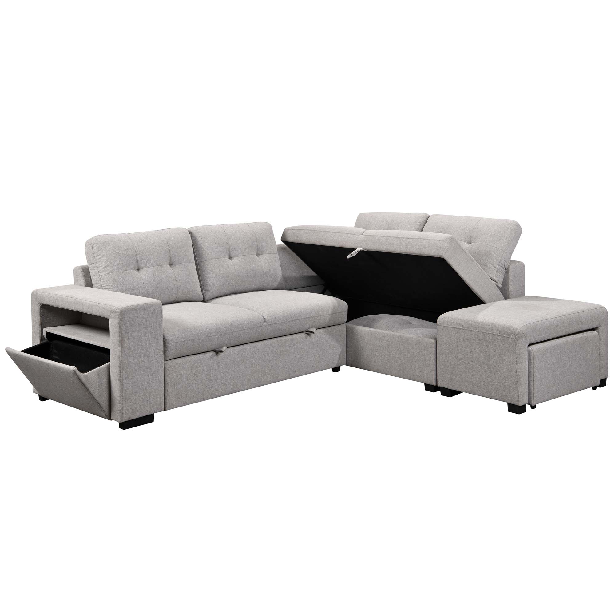 Marcella Right Facing Media Sectional Sleeper (pre-order)