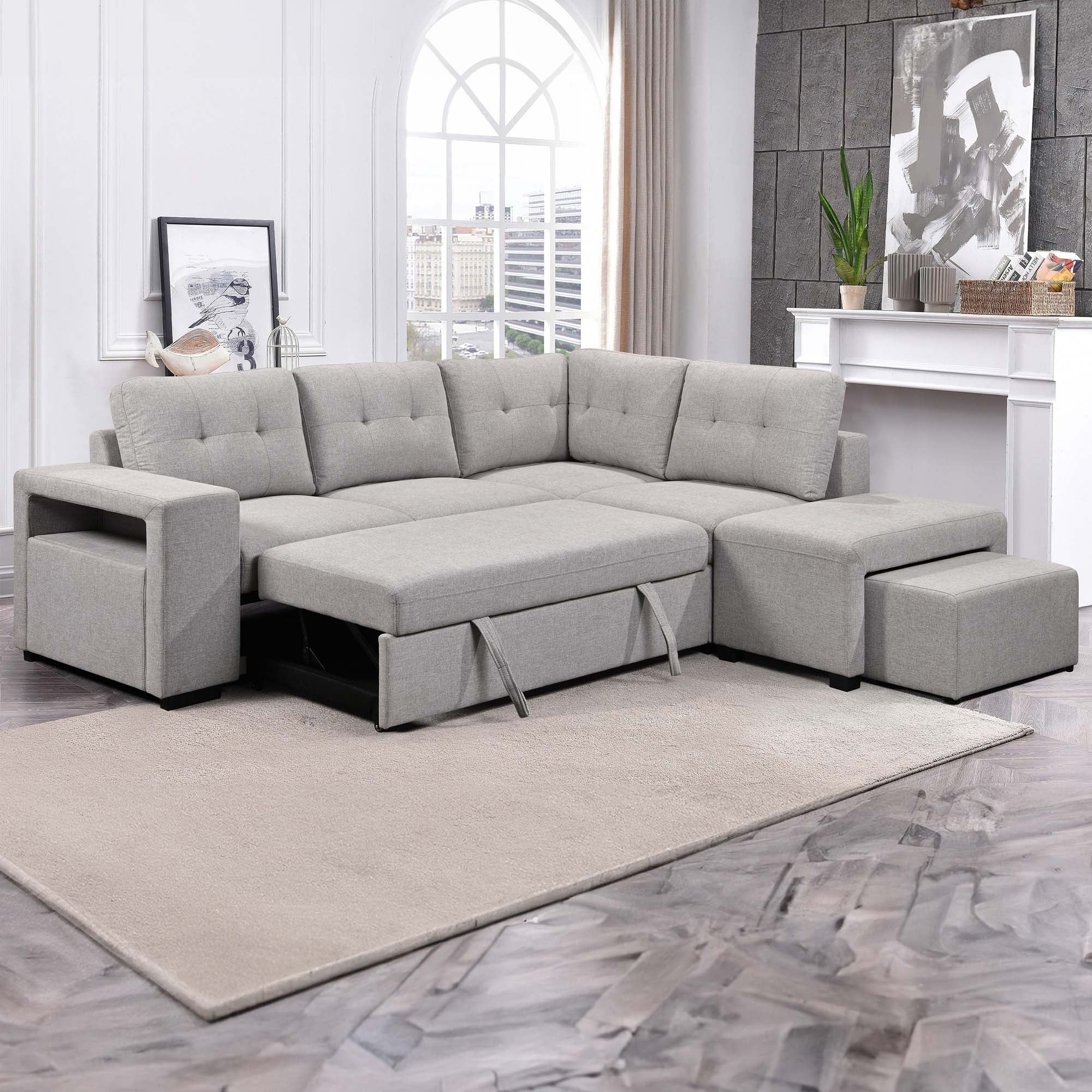 Marcella Right Facing Media Sectional Sleeper (pre-order)