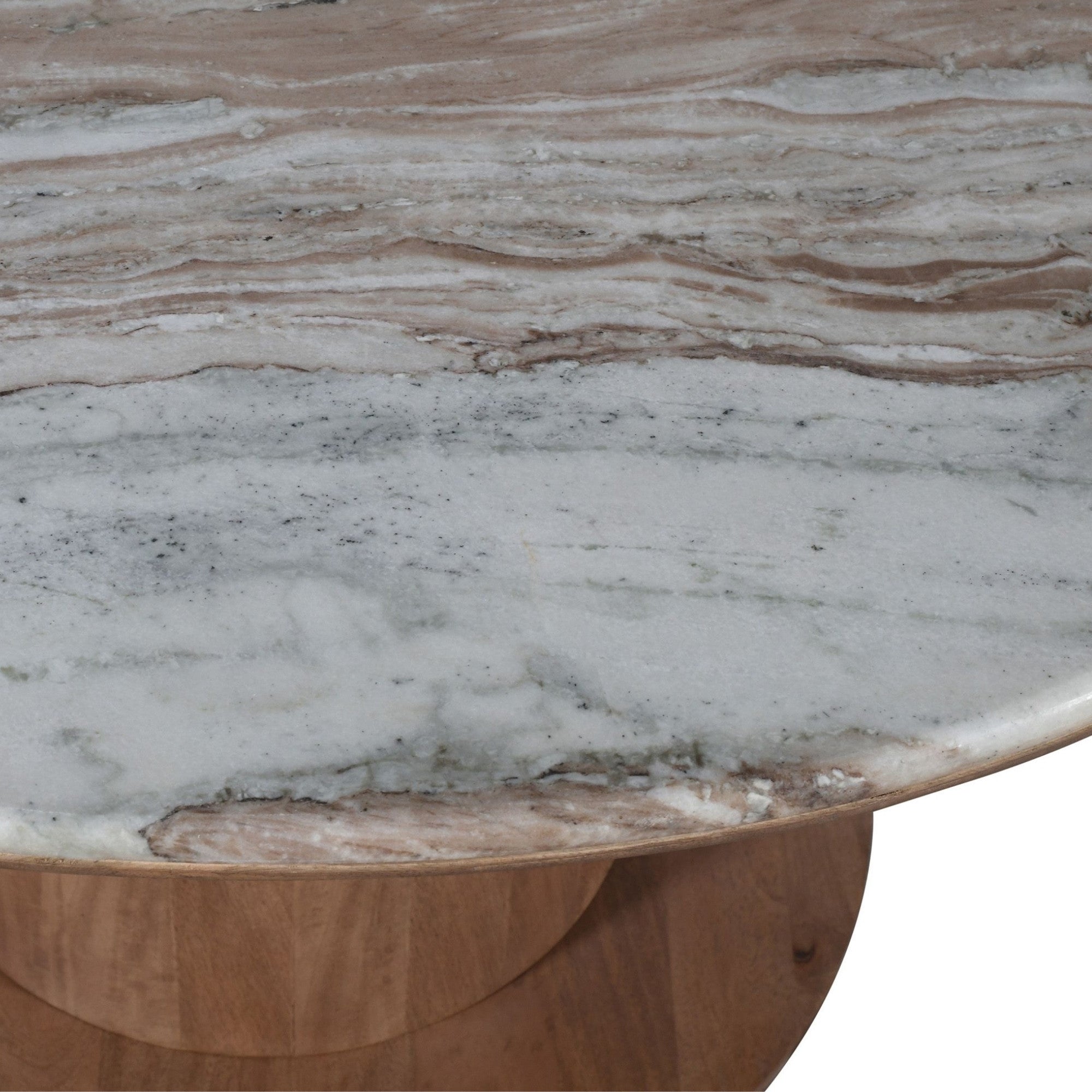 Martina 50" Marble Top Dining Table