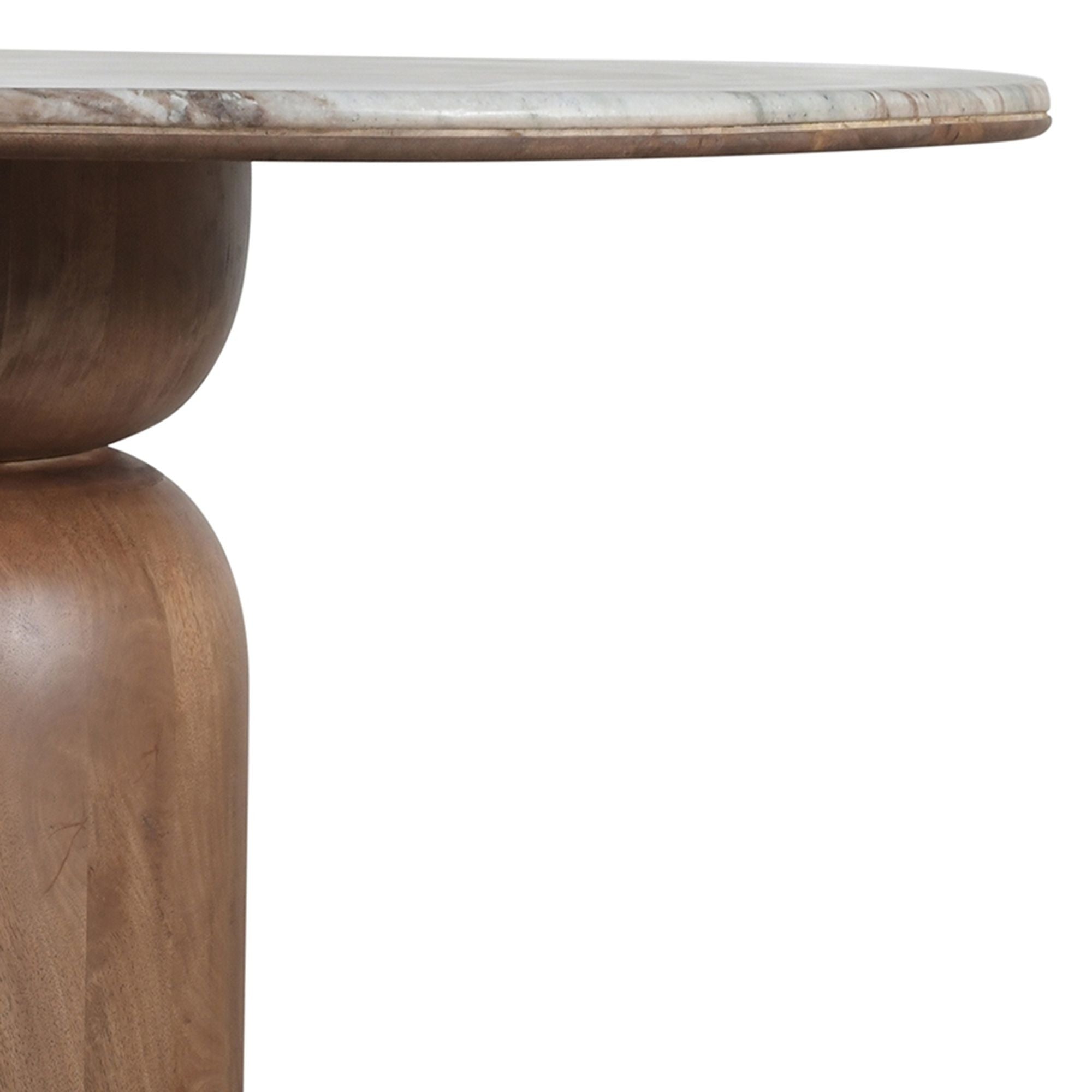 Martina 50" Marble Top Dining Table