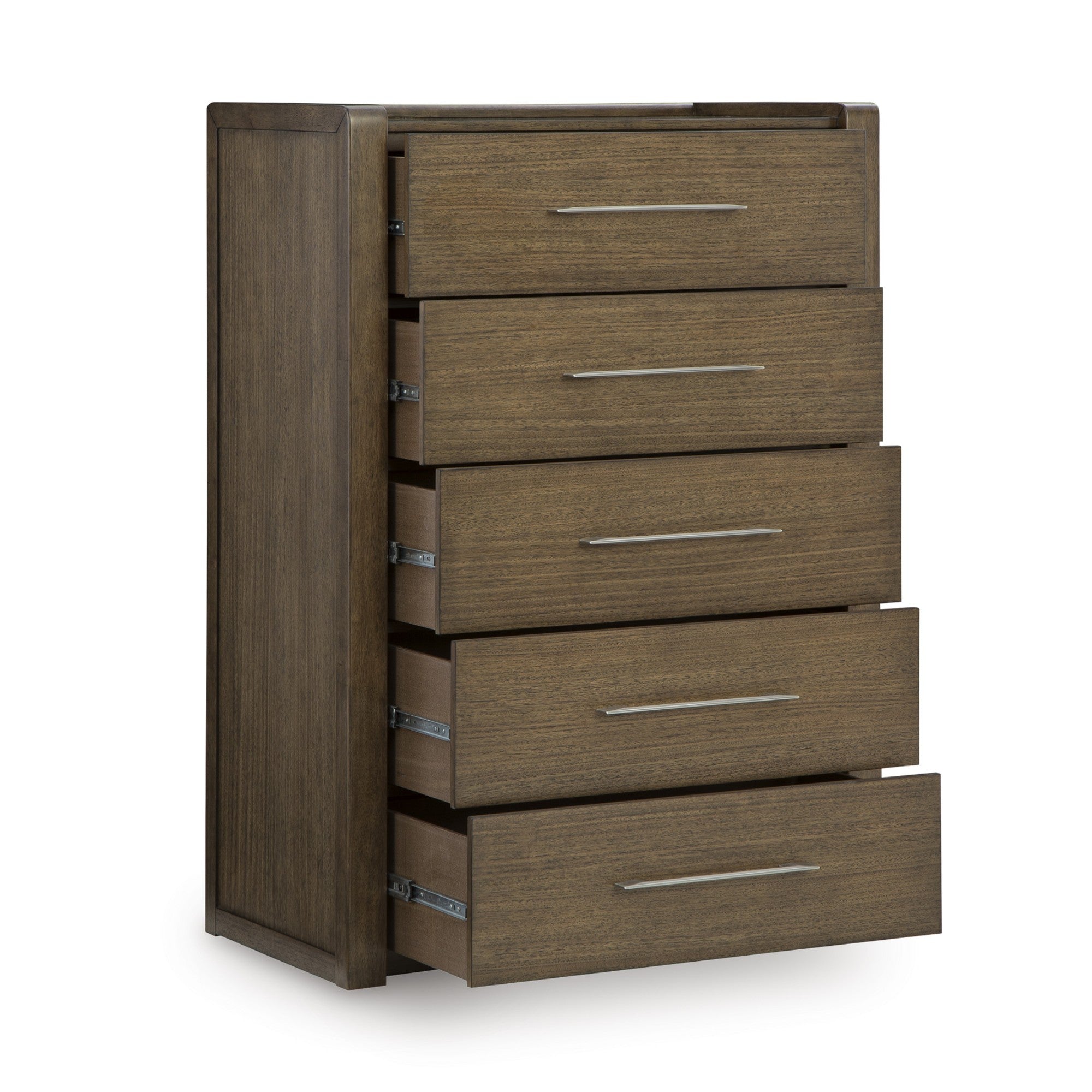 Signature Ashley Marxmore upholstered storage bed with a plush headboard and built-in drawers for bedroom storage.