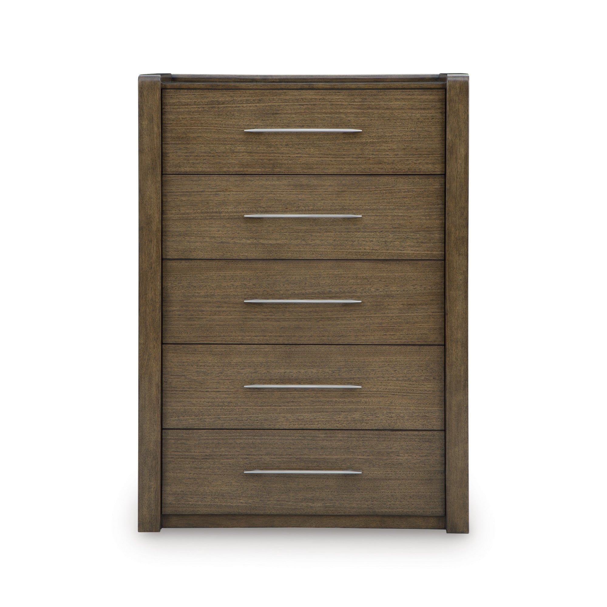 Signature Ashley Marxmore upholstered storage bed with a padded headboard and built-in drawers in a modern bedroom setting.