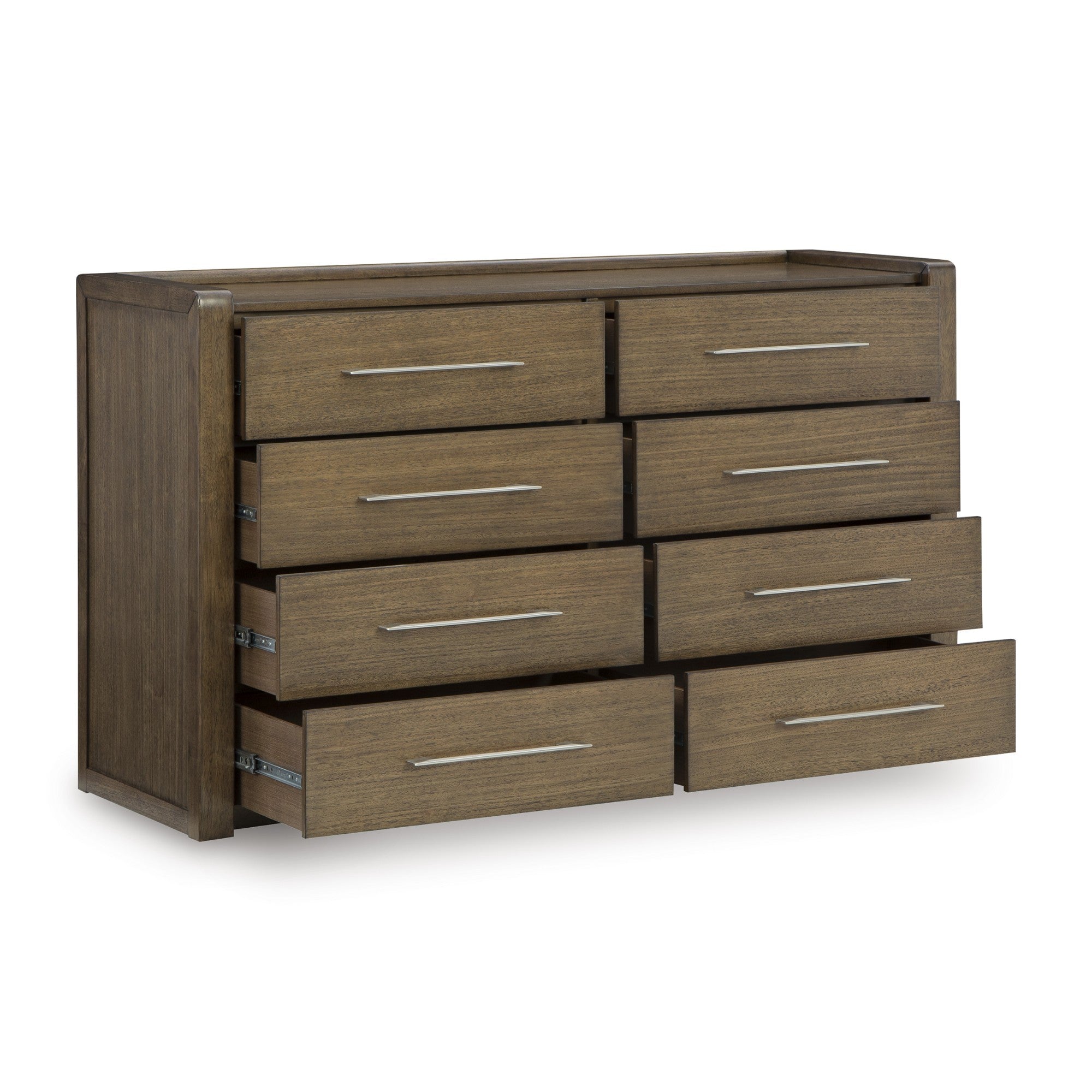 Marxmore upholstered storage bed from Signature Ashley bedroom set with fabric headboard and built-in storage drawers.