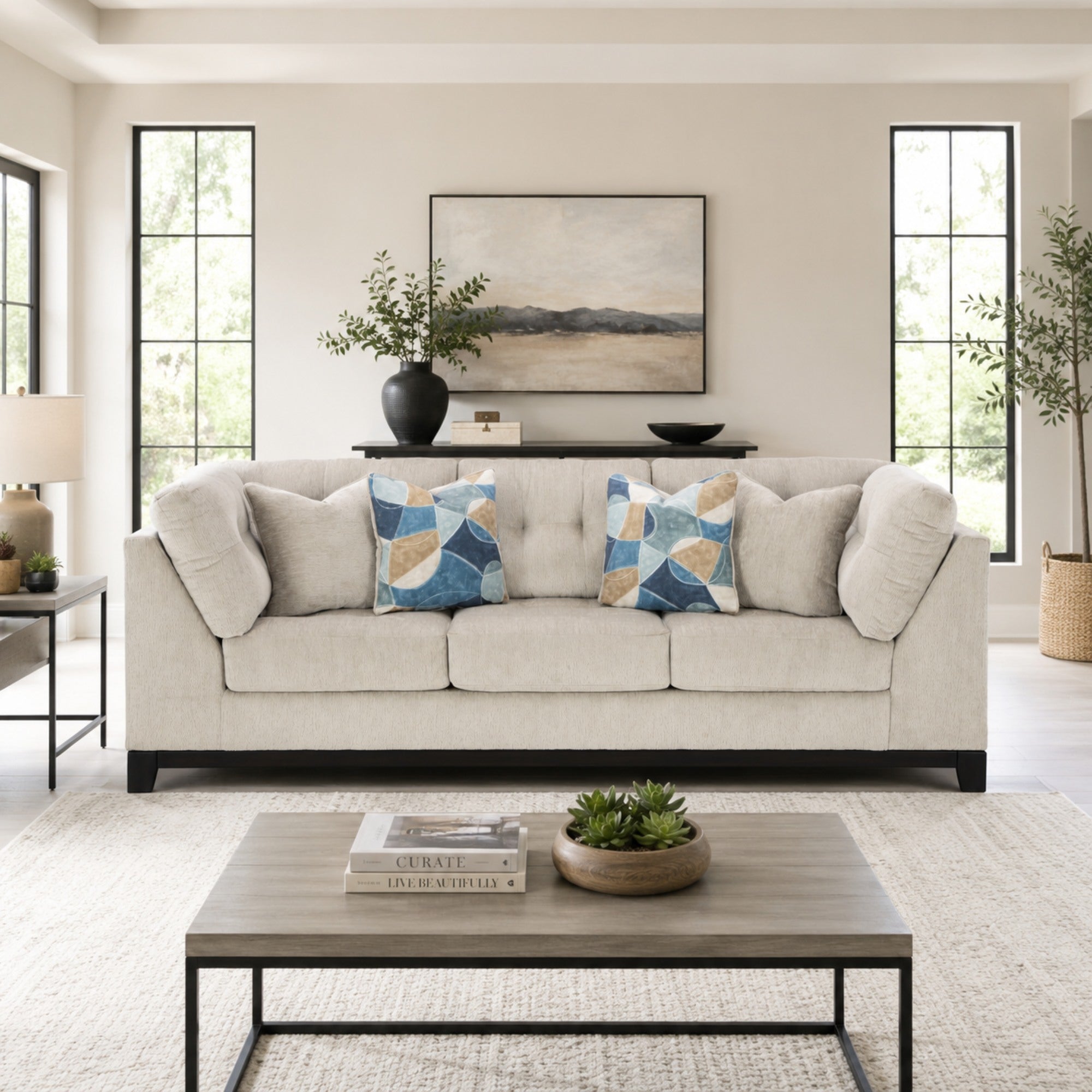 Maxon Place Sofa in Stone