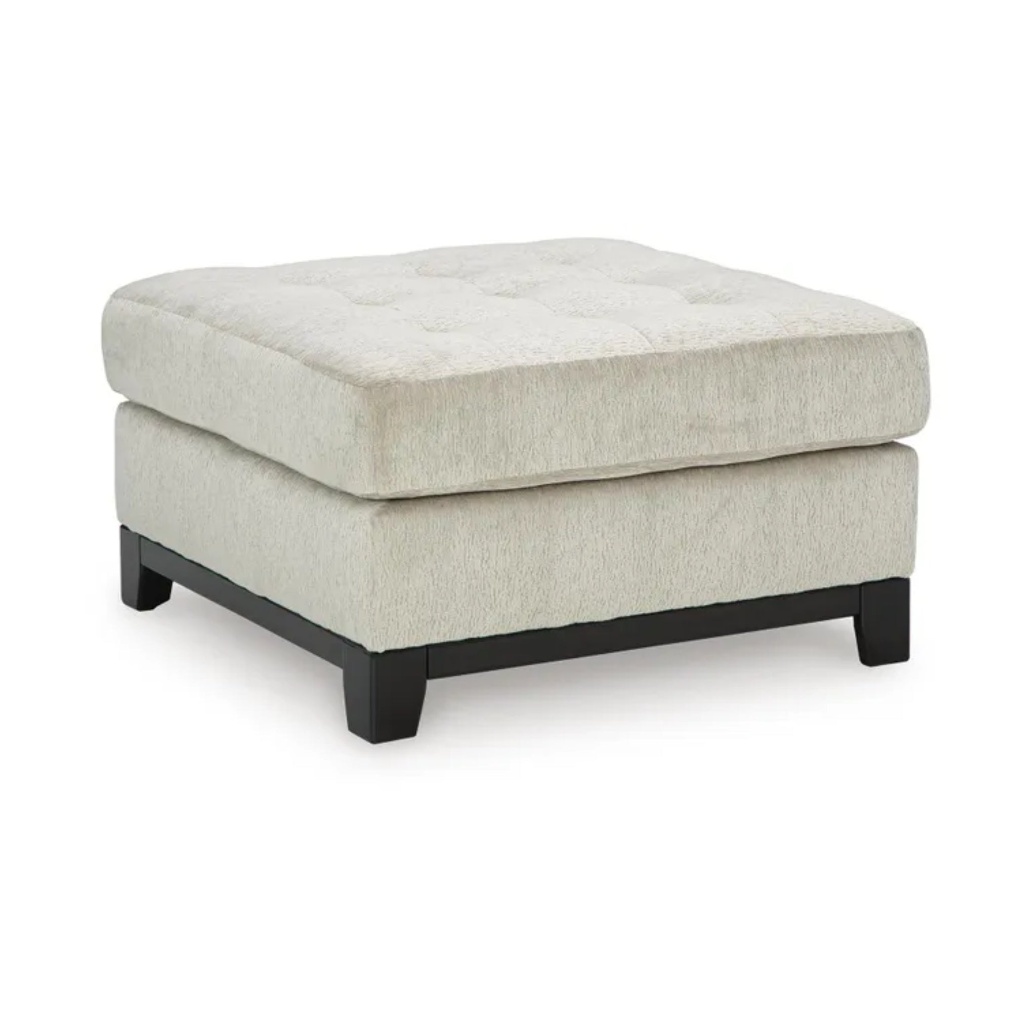 Maxon Place Oversized Accent Ottoman in Stone