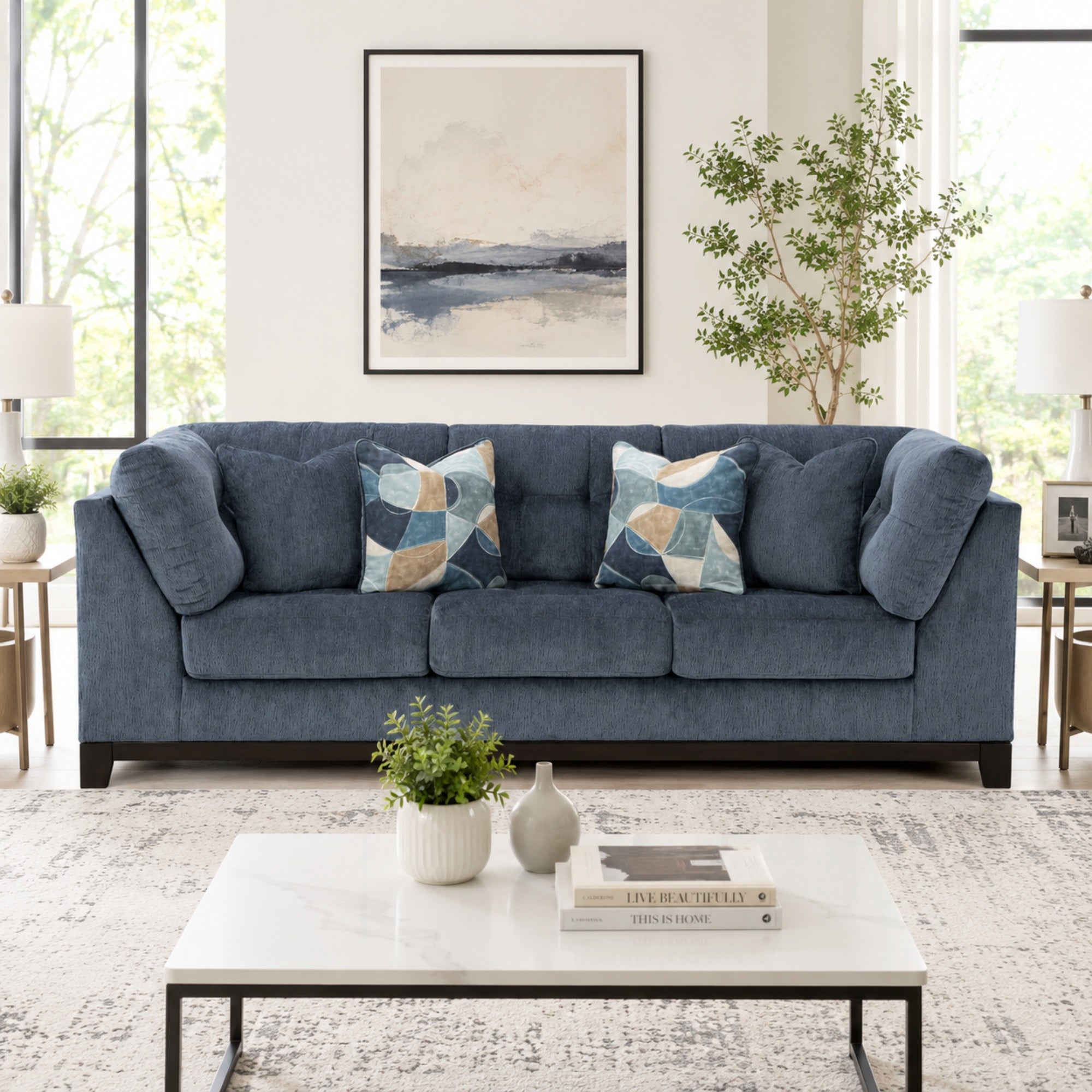 Maxon Place Sofa in Navy