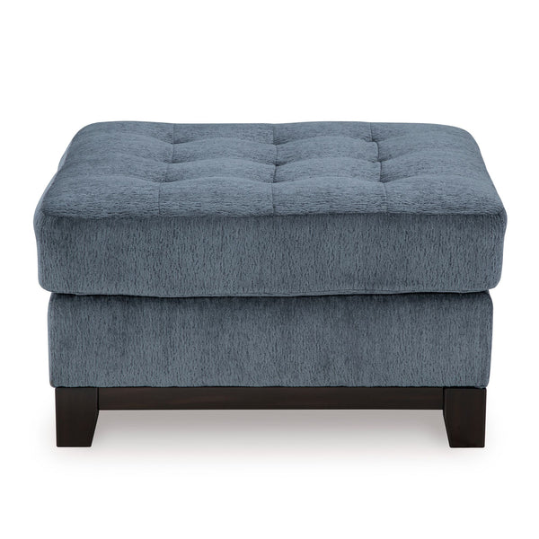 Maxon Place Oversized Accent Ottoman in Navy