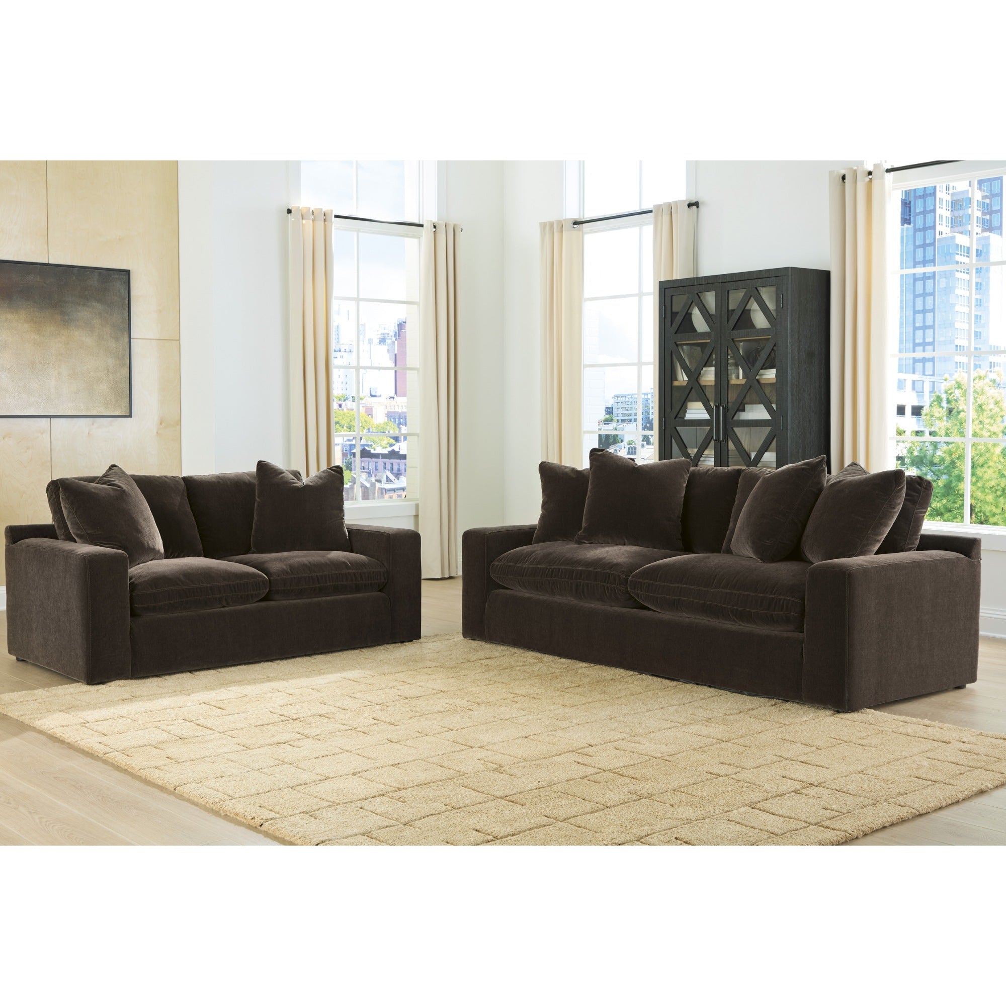 Maxton Heights Loveseat in BitterSweet